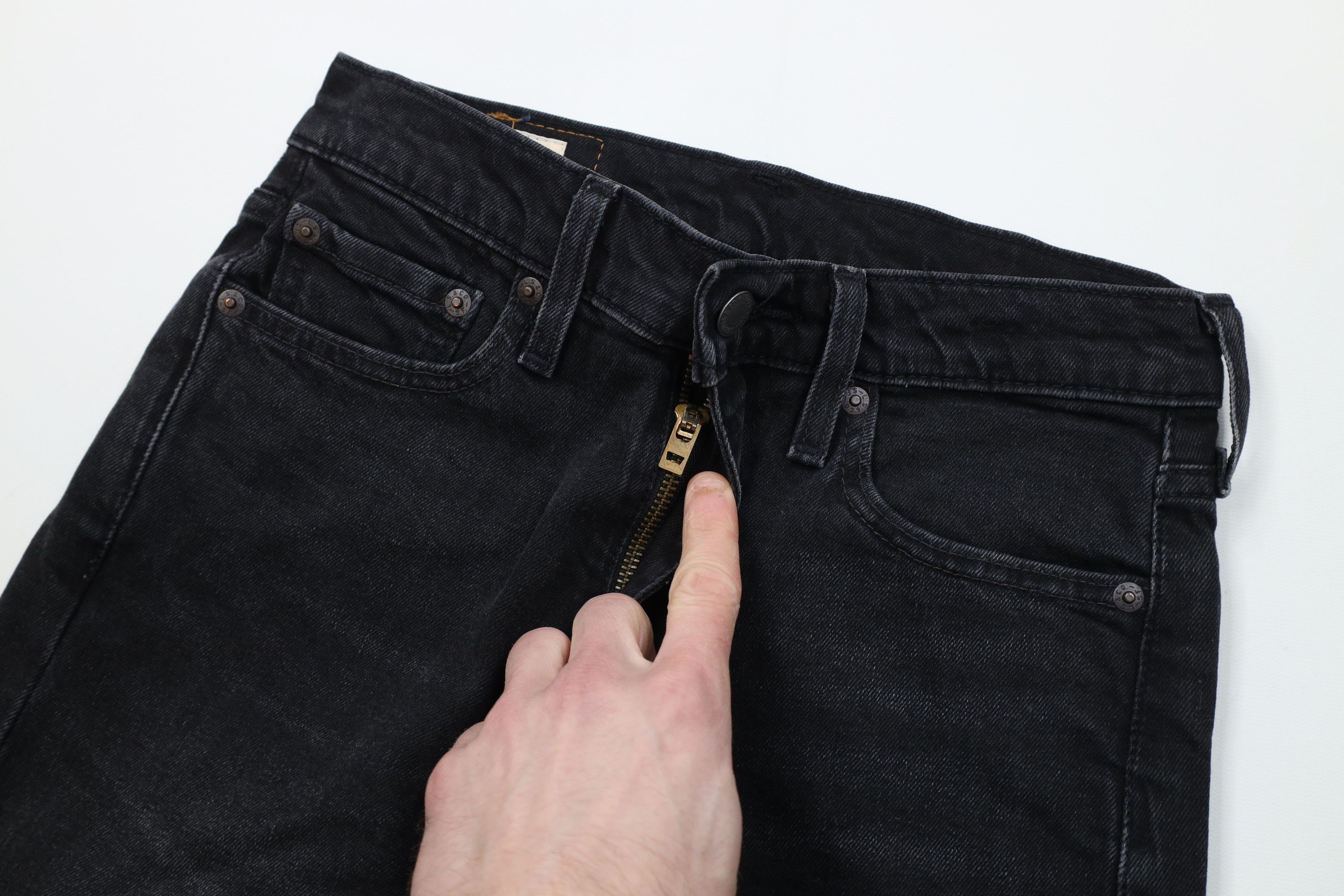 Levi's Vintage Y2K Levis 510 Premium Stretch Skinny Leg Jeans Black Size US 28 / EU 44 - 7 Thumbnail