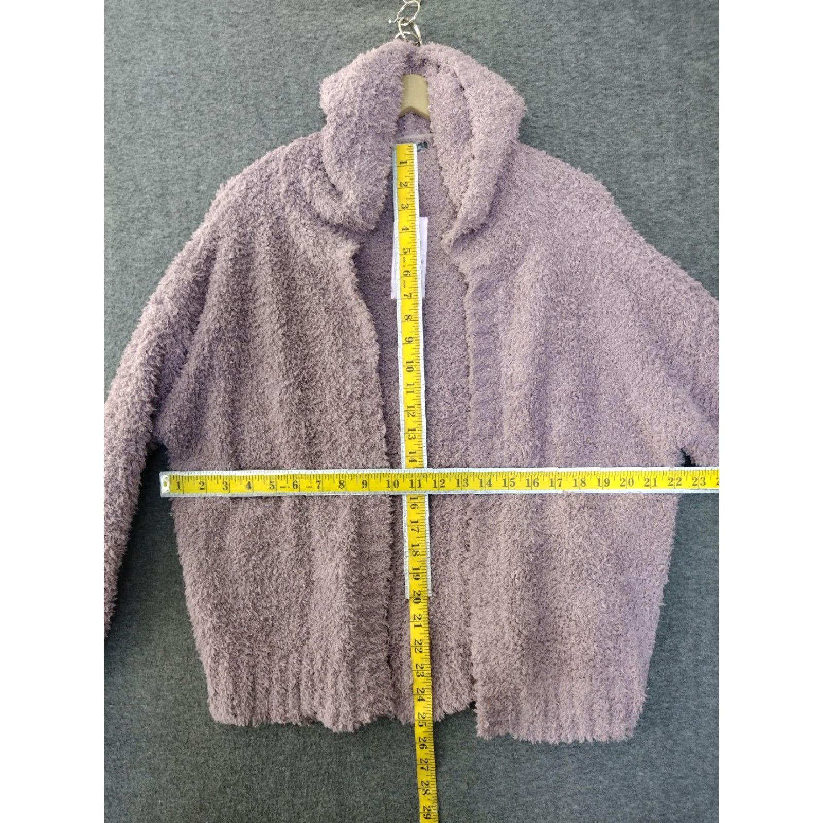 Vintage Wild Fable Women's Mauve Zip Up Hooded Sherpa Jacket Long Sleeve Size L Size L / US 10 / IT 46 - 5 Thumbnail