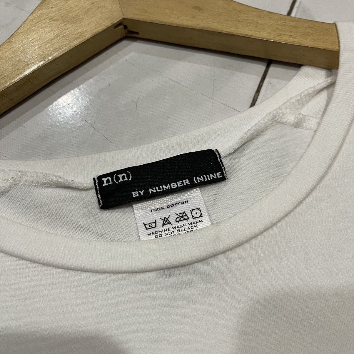 Number (N)ine Number nine white pocket tee Size US M / EU 48-50 / 2 - 3 Thumbnail