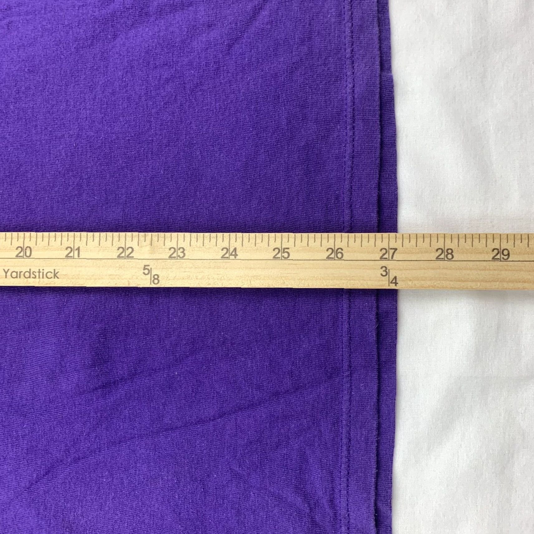 Vintage VINTAGE Oneita Racks Womens Store T Shirt XL Purple 90s Made in USA - Crew Neck Short Sleeve Solid Shirt Womens XL 90s Clothing Size XL / US 12-14 / IT 48-50 - 4 Thumbnail