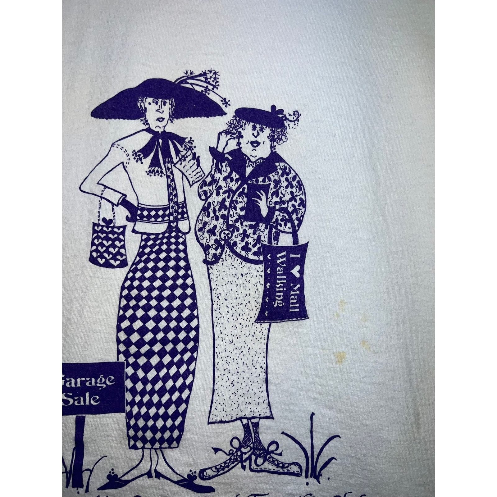 Gildan Vintage When my Sister And I Are Old Shirt We Wear Purple Size US L / EU 52-54 / 3 - 4 Thumbnail
