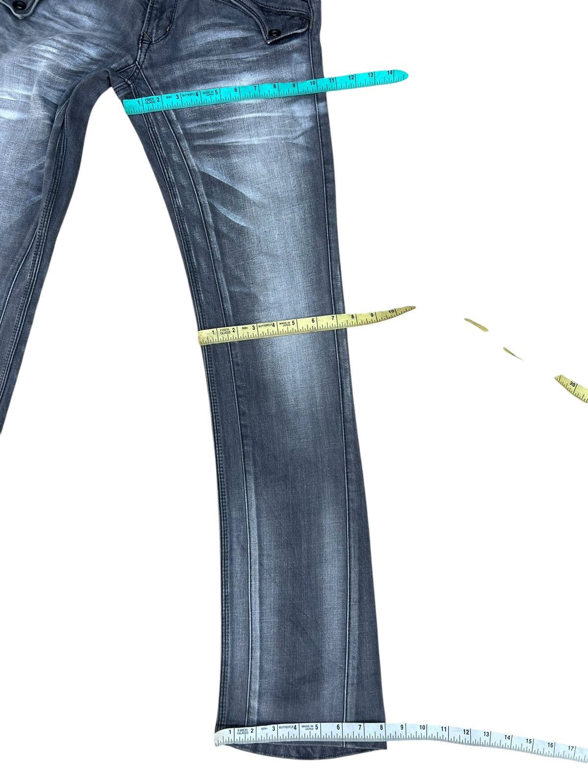 Japanese Brand Nicole Club For Men Japan Stretch Denim Flare Jeans Bootcut Size US 29 - 3 Thumbnail