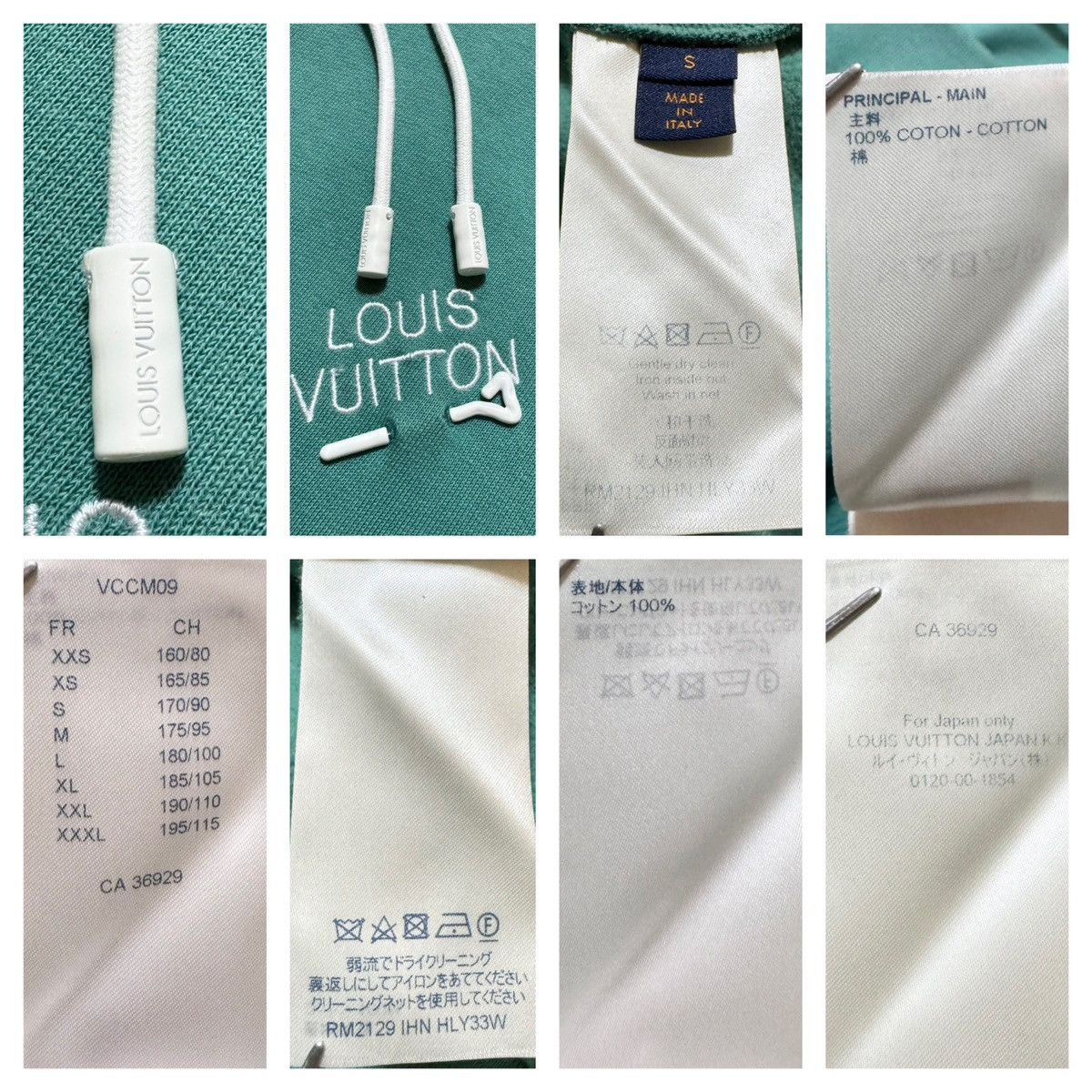 Louis Vuitton Authentic Louis Vuitton Signature Logo Fleece-Lined Hoodie Size US S / EU 44-46 / 1 - 2 Thumbnail