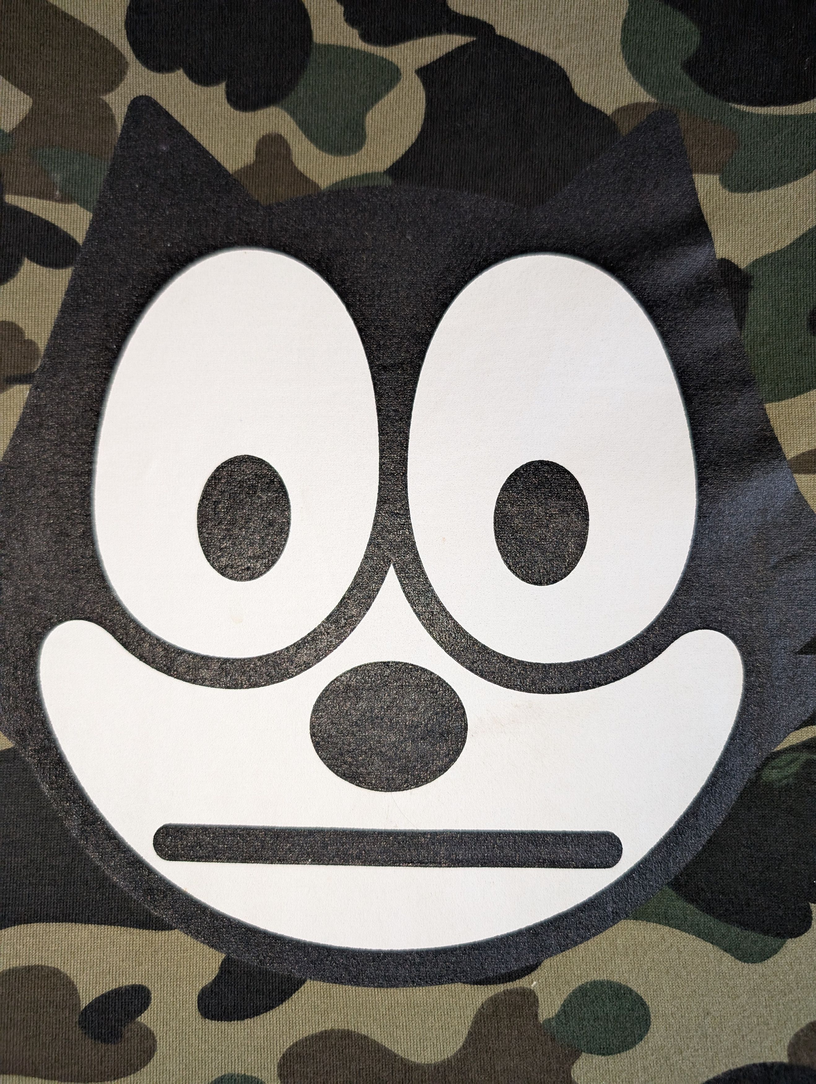 Bape BAPE X FELIX THE CAT GREEN CAMO T-SHIRT SZ LARGE Size US L / EU 52-54 / 3 - 2 Thumbnail
