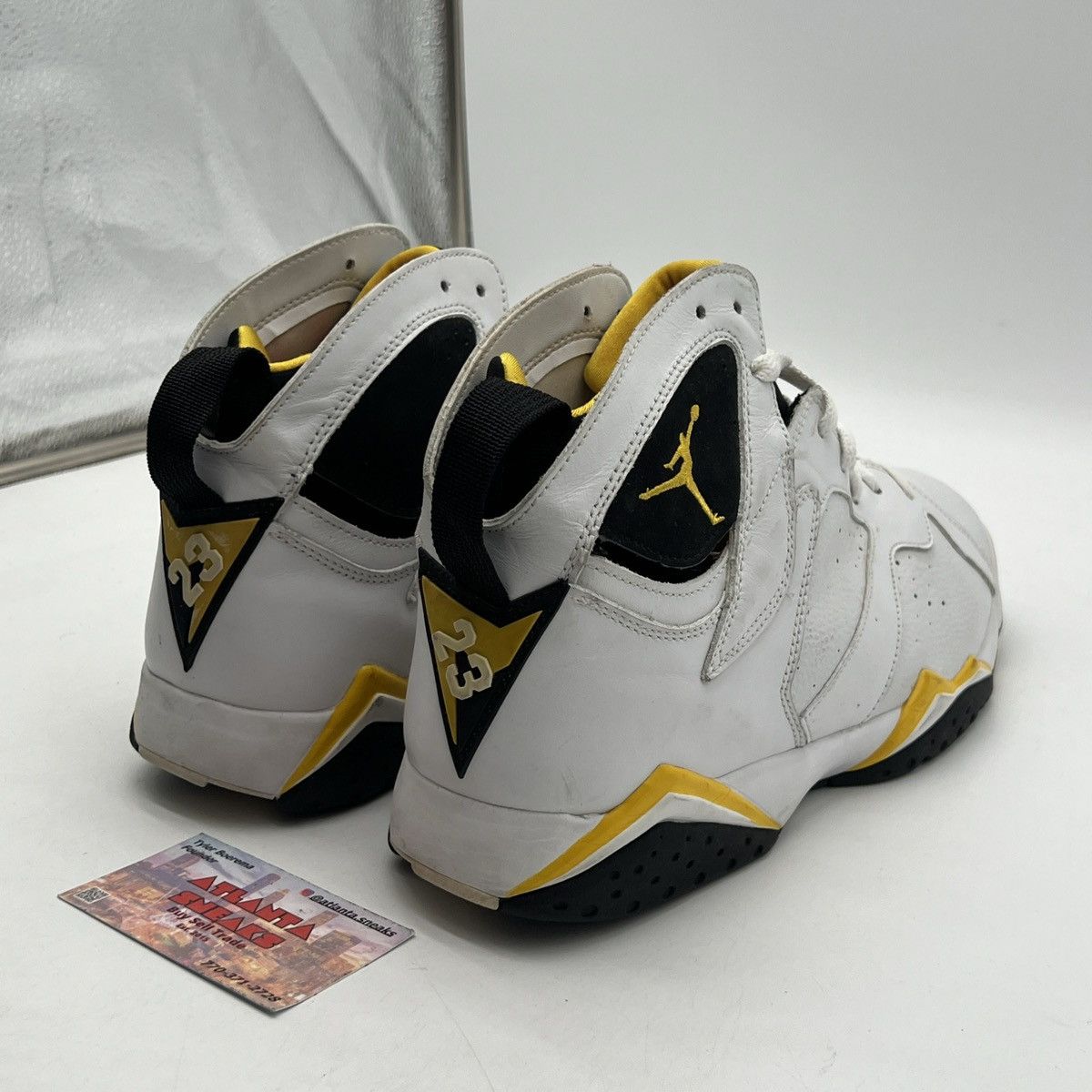 Jordan Brand Wmns Air Jordan 7 white varsity maize Size US 11.5 / EU 44-45 - 5 Thumbnail