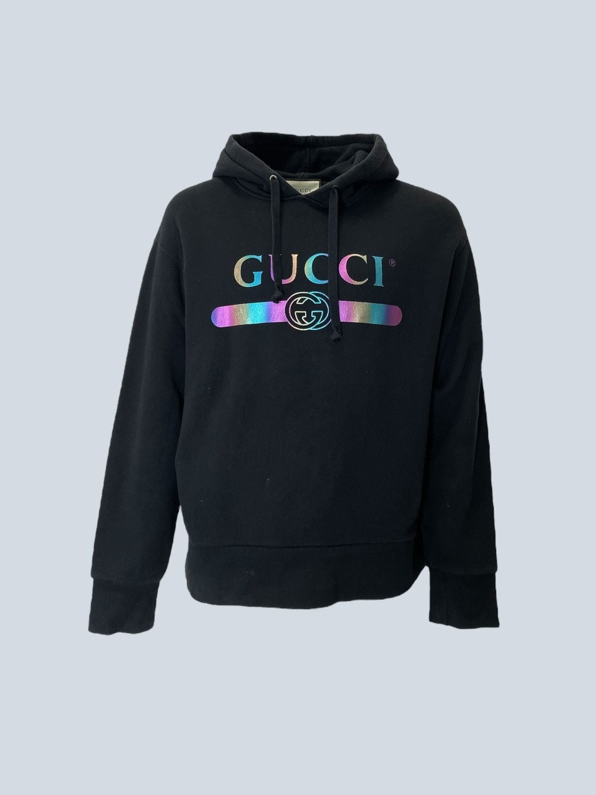Gucci Gucci hooded sweatshirt with iridescent logo, S. Size US S / EU 44-46 / 1 - 1 Thumbnail