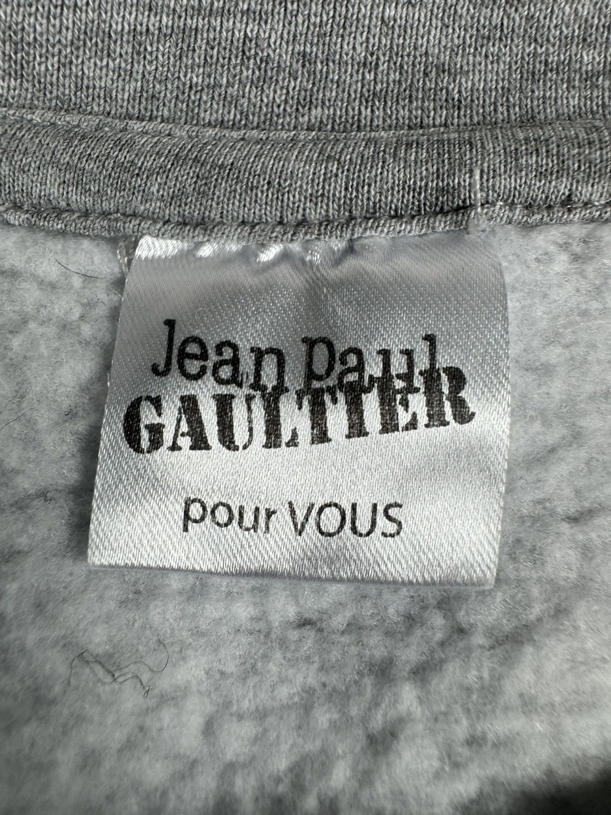 Jean Paul Gaultier Jean Paul Gaultier pour vous spellout promo sweatshirt boxy Size US M / EU 48-50 / 2 - 8 Thumbnail
