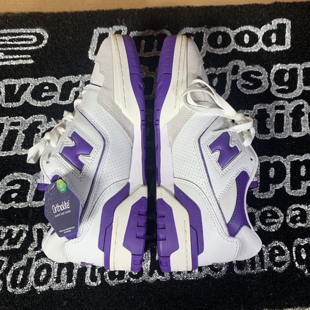 New Balance New Balance 550 Purple White Size US 9 / EU 42 - 3 Thumbnail