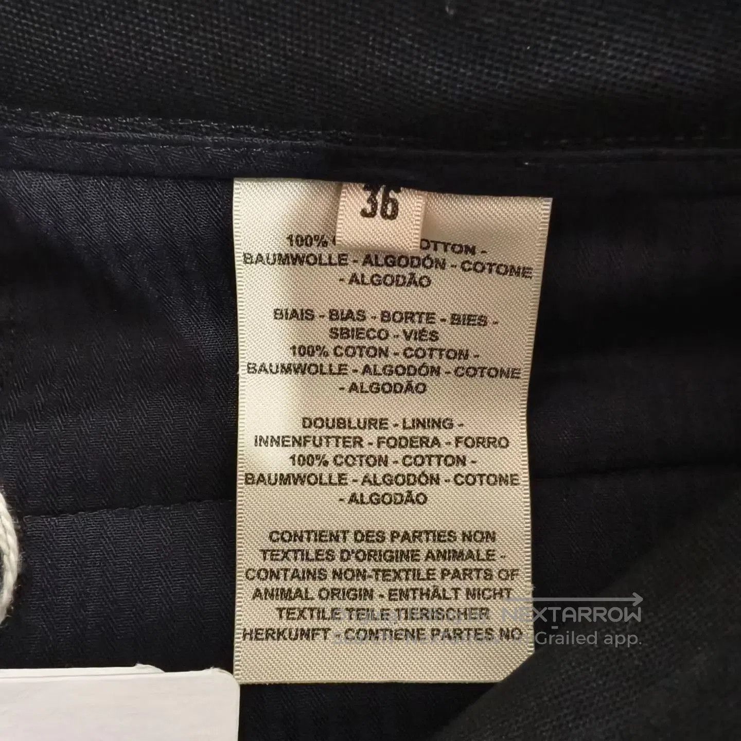 Hermes Hermes Black Wide-Leg Pants. Size 33" - 6 Thumbnail