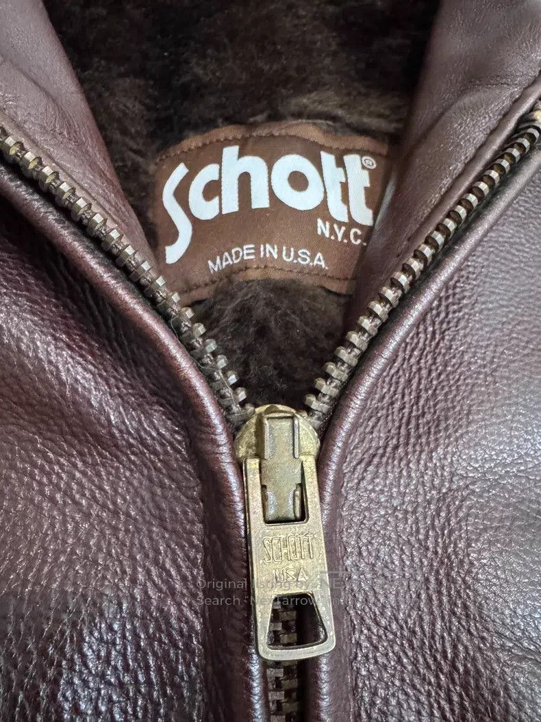 Schott Schott Co-branded leather jacket Size US L / EU 52-54 / 3 - 5 Thumbnail