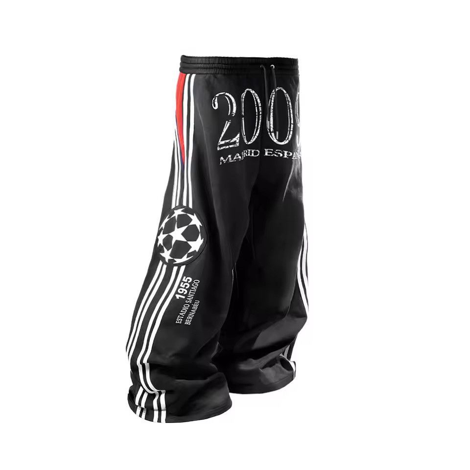 Other street retro stripes letter hip-hop sweatpants Size US 31 - 1 Thumbnail