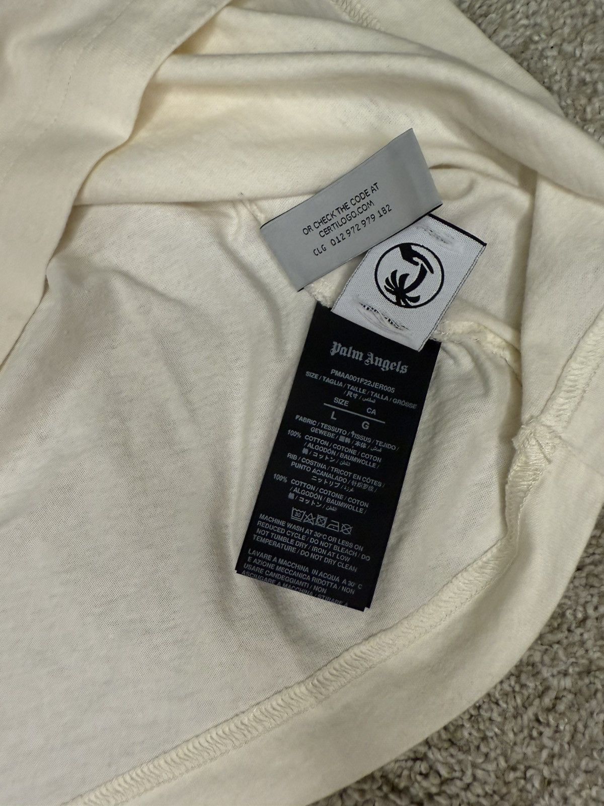 Palm Angels Palm Angels Bear T-Shirt Size US L / EU 52-54 / 3 - 8 Thumbnail