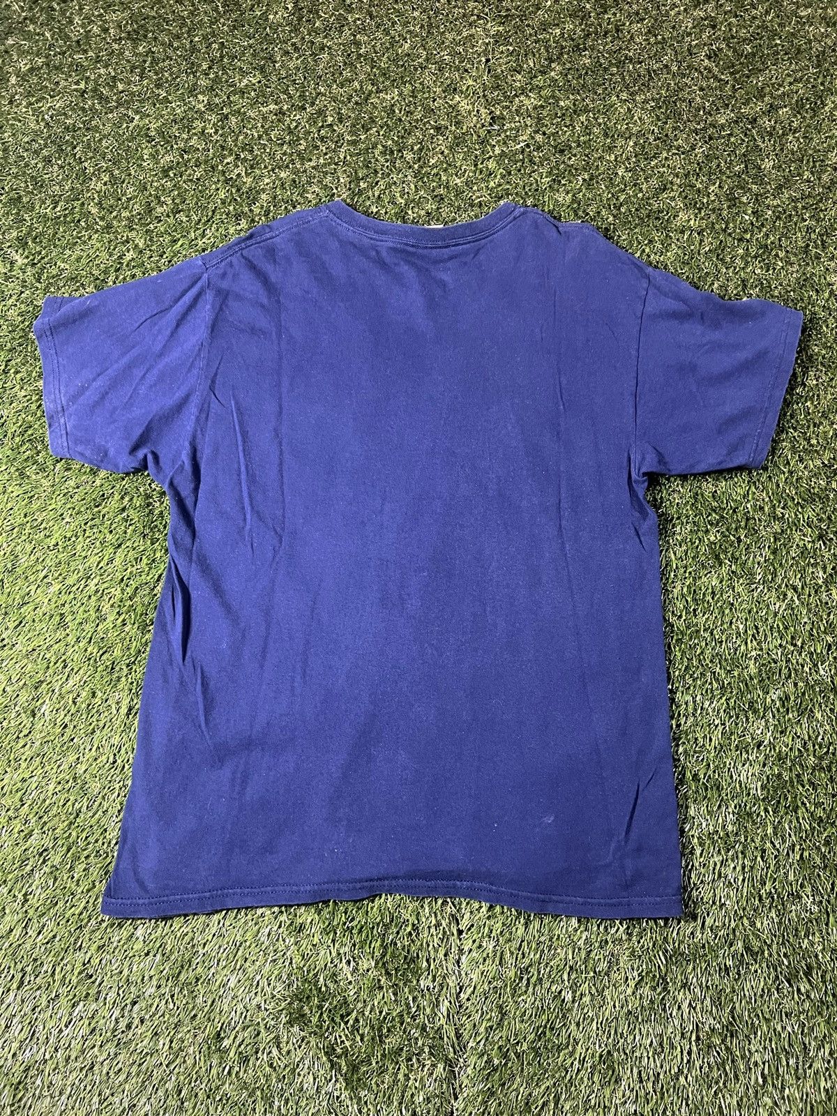 Vintage Vintage 90’s Blue M&M Mars INC Christmas Candy Promo Tee Size US L / EU 52-54 / 3 - 3 Thumbnail