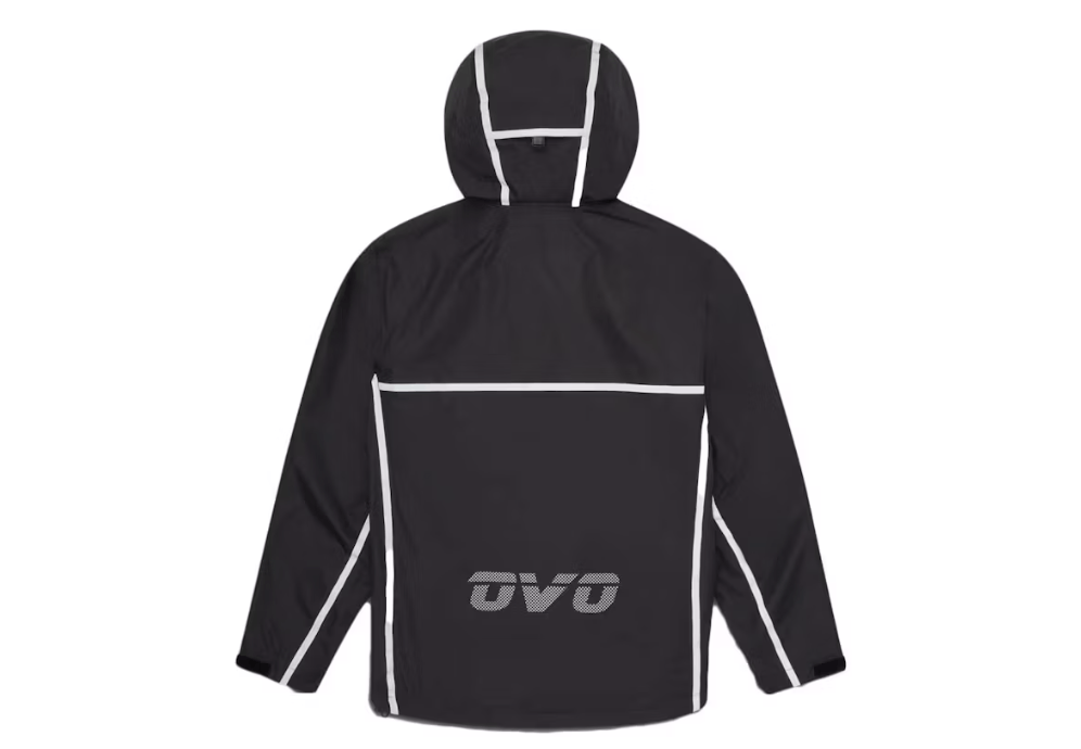 Drake OVO Reflective Taping Rain Shell Black Jacket Size US L / EU 52-54 / 3 - 9 Thumbnail