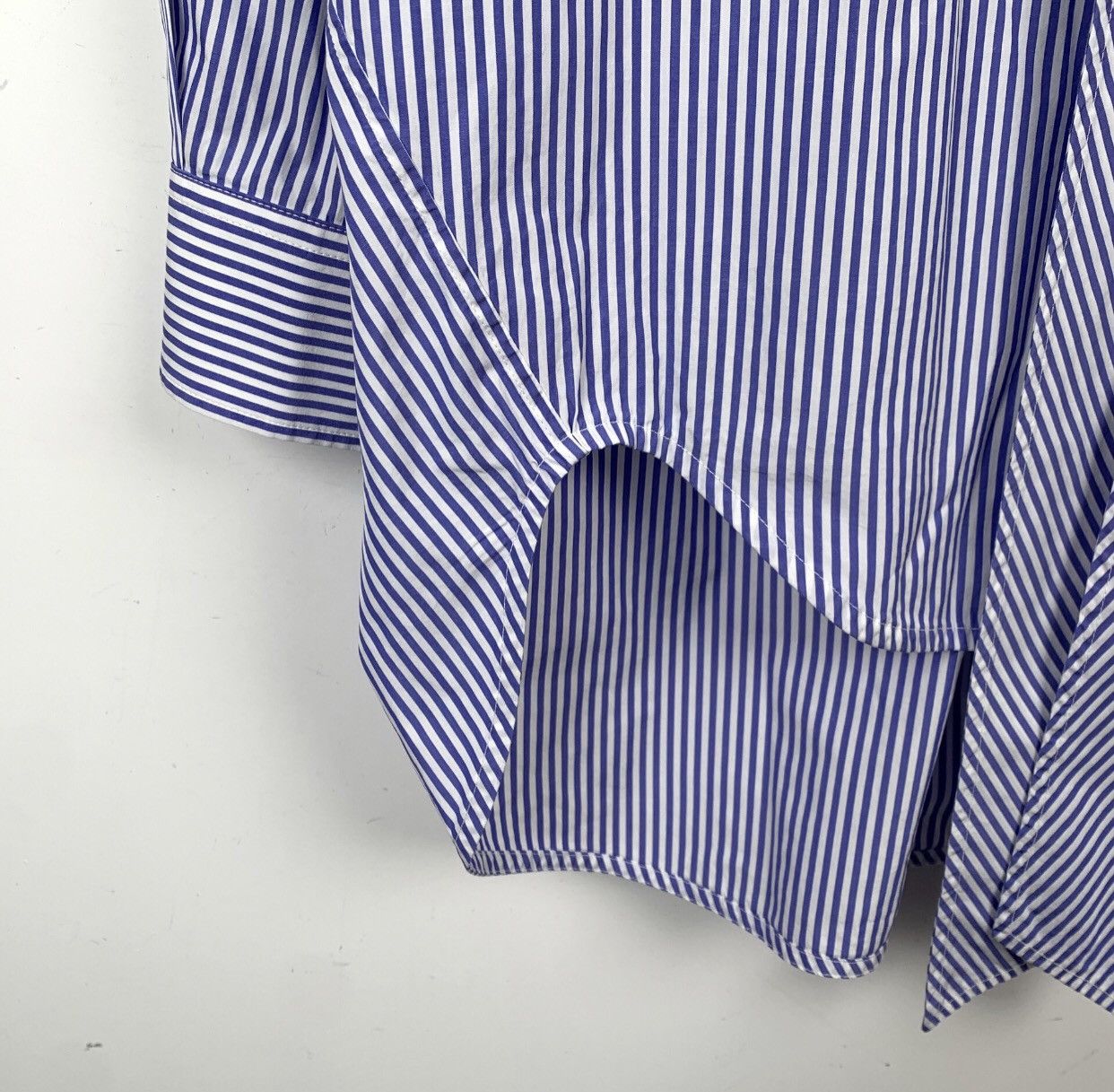 Balenciaga Balenciaga blue striped letter printed long sleeved shirt Size US S / EU 44-46 / 1 - 4 Thumbnail