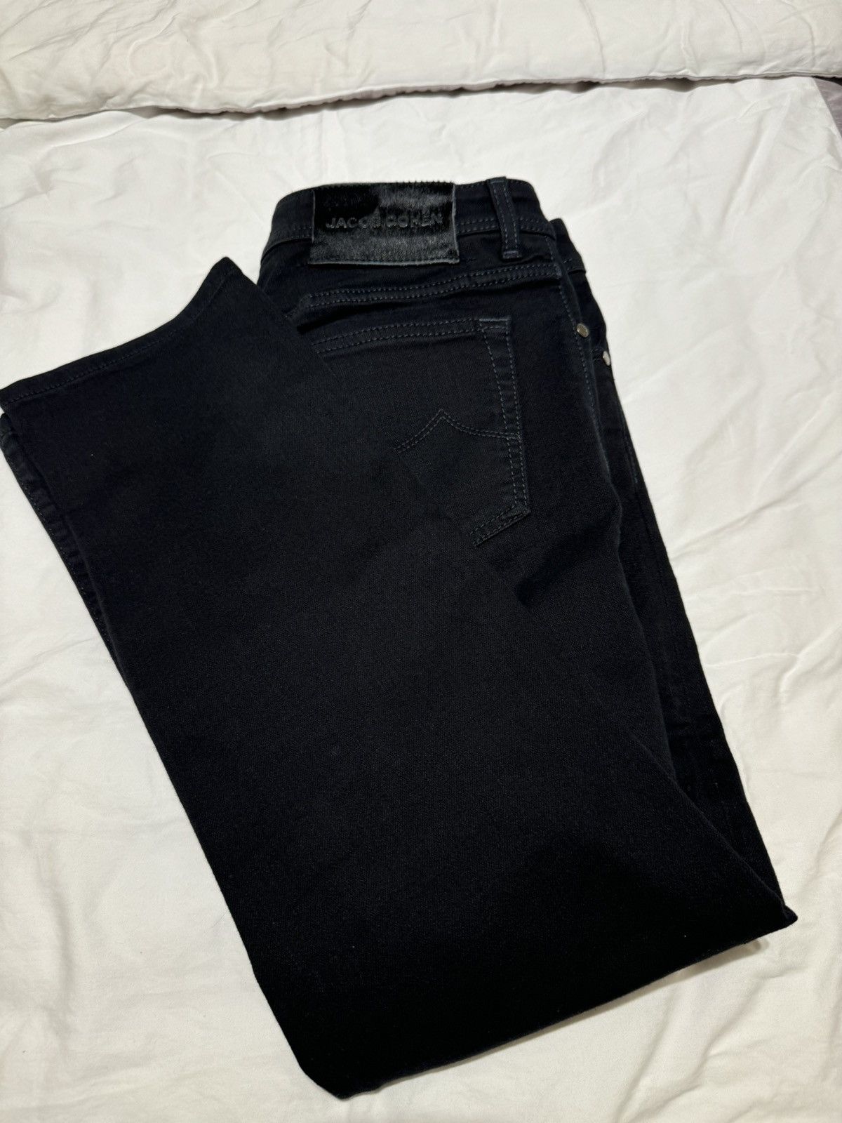 Jacob Cohen Jacob Cohen Black Jeans Size US 33 - 11 Thumbnail