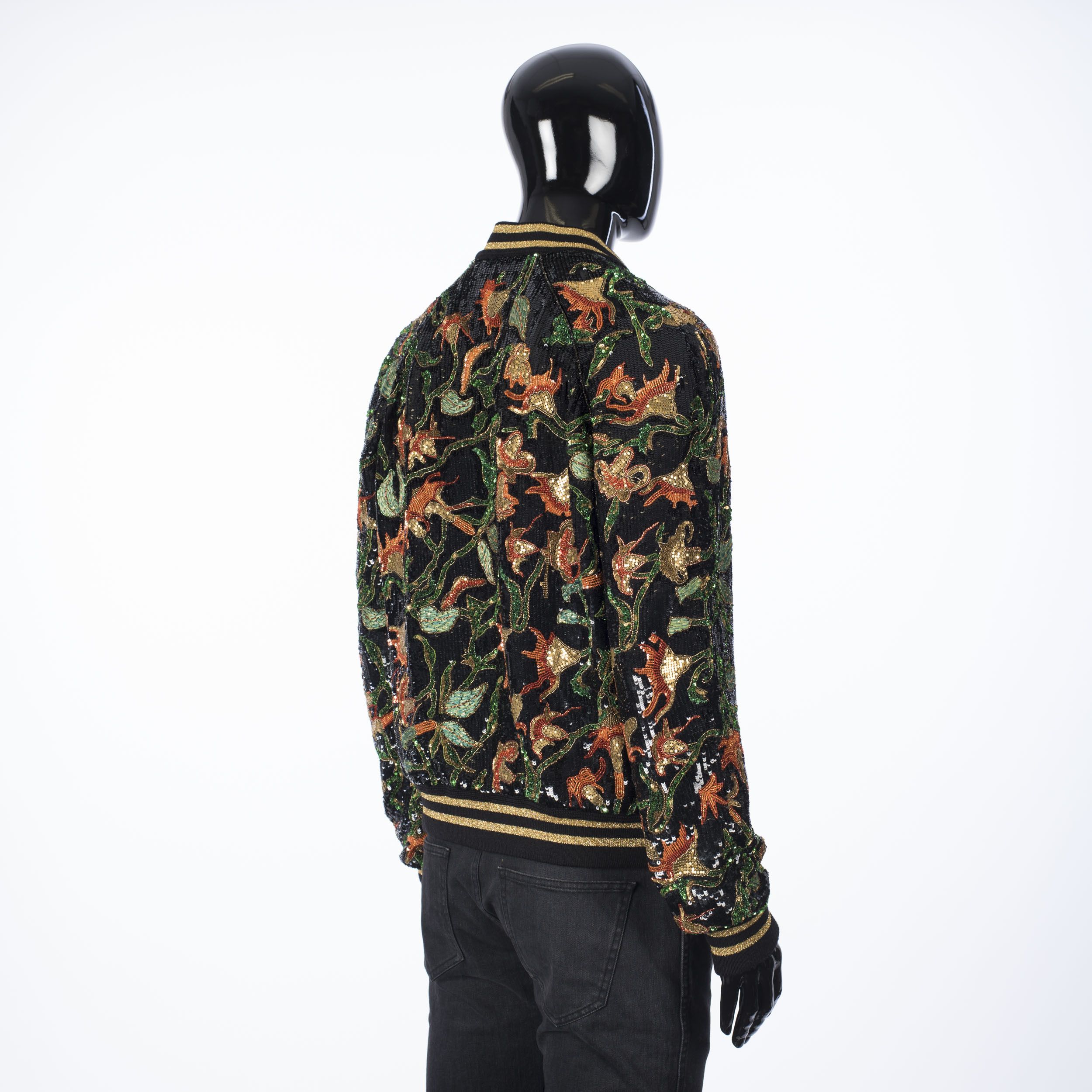 Celine Teddy Jacket With Angels Trumpets Sequins Embroidery Size US M / EU 48-50 / 2 - 6 Thumbnail