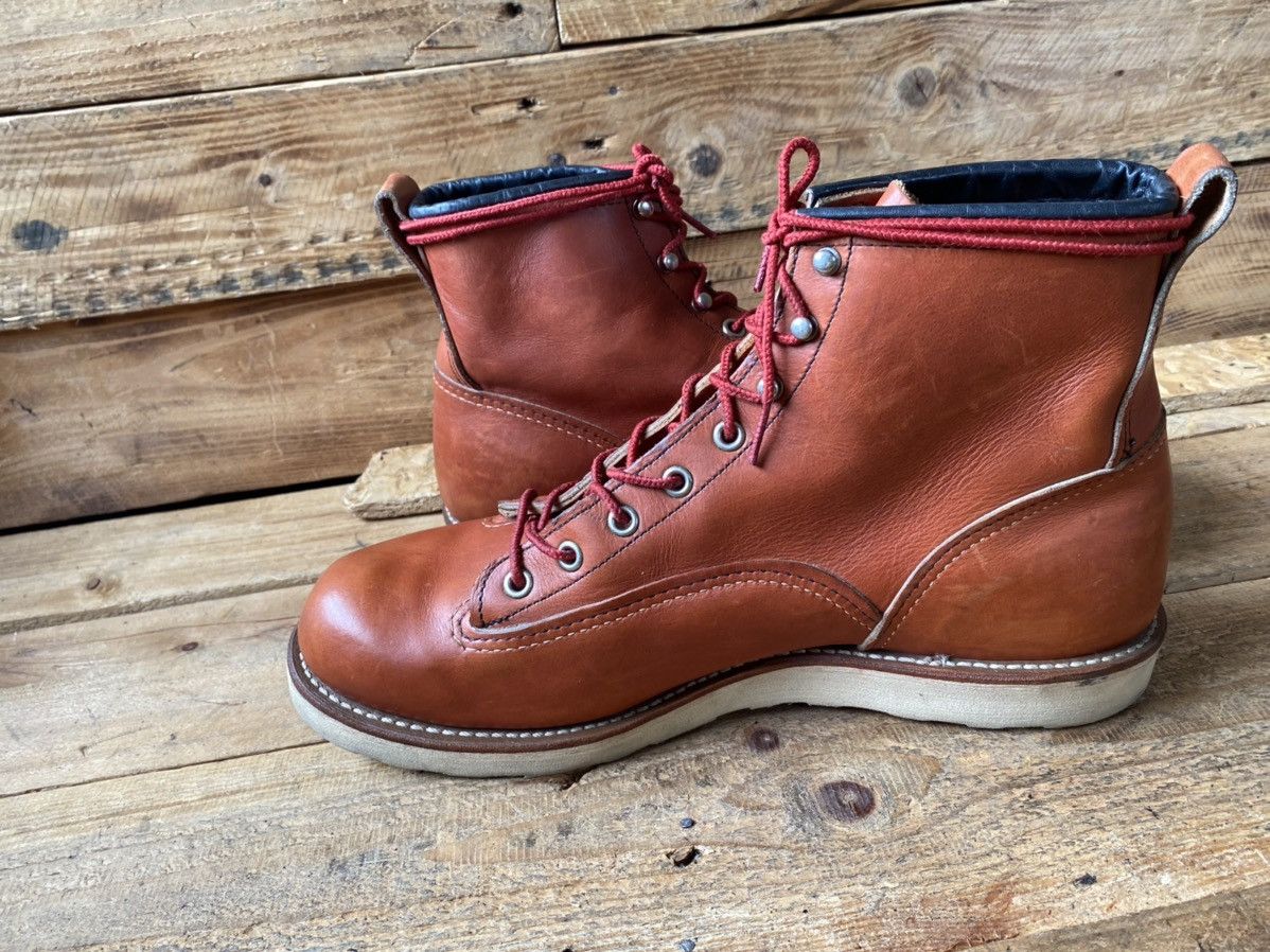 Red Wing Redwing lineman ,oro russet ,round monkey boots Us 10D uk 9 Size US 10 / EU 43 - 14 Thumbnail