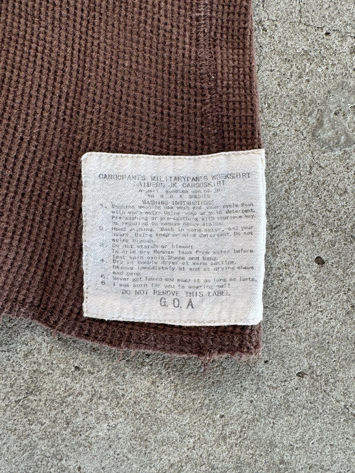GOA G.O.A Waffle Tee Size S / US 4 / IT 40 - 5 Thumbnail