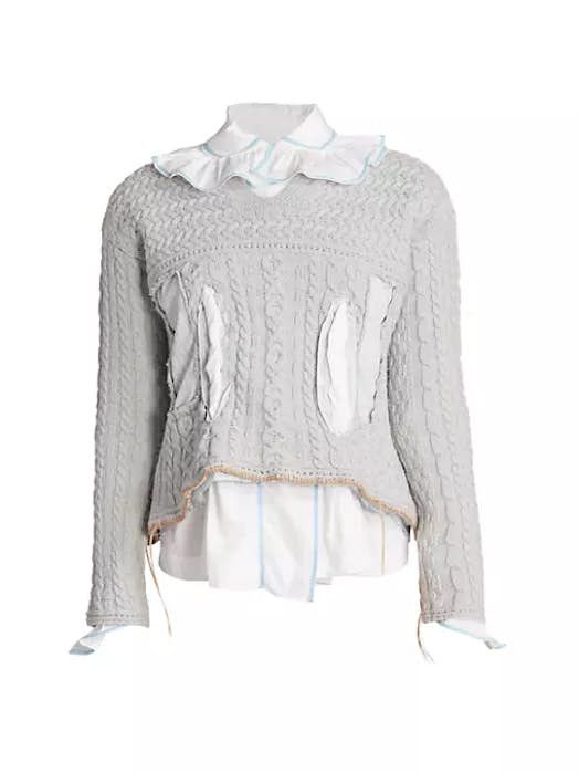 image of Maison Margiela O1W1Db10324 Sweaters In Multicolor, Women's (Size Medium)