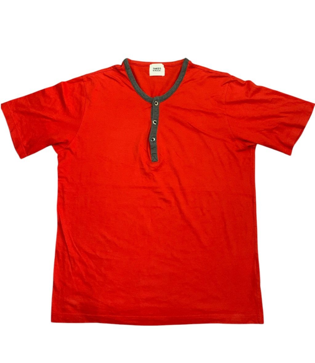 Takeo Kikuchi Takeo Kikuchi Henley Shirt Size US M / EU 48-50 / 2 - 1 Thumbnail