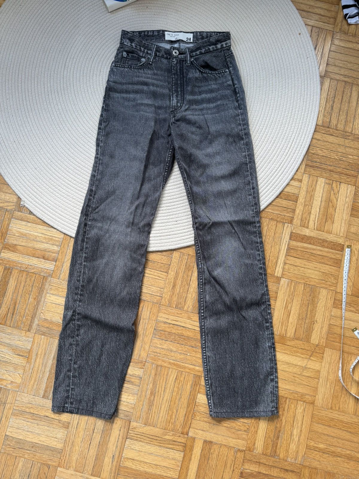 Rag & Bone Rag and bone feather light super comfy jeans 24 black/grey Size 26" / US 2 / IT 38 - 2 Thumbnail