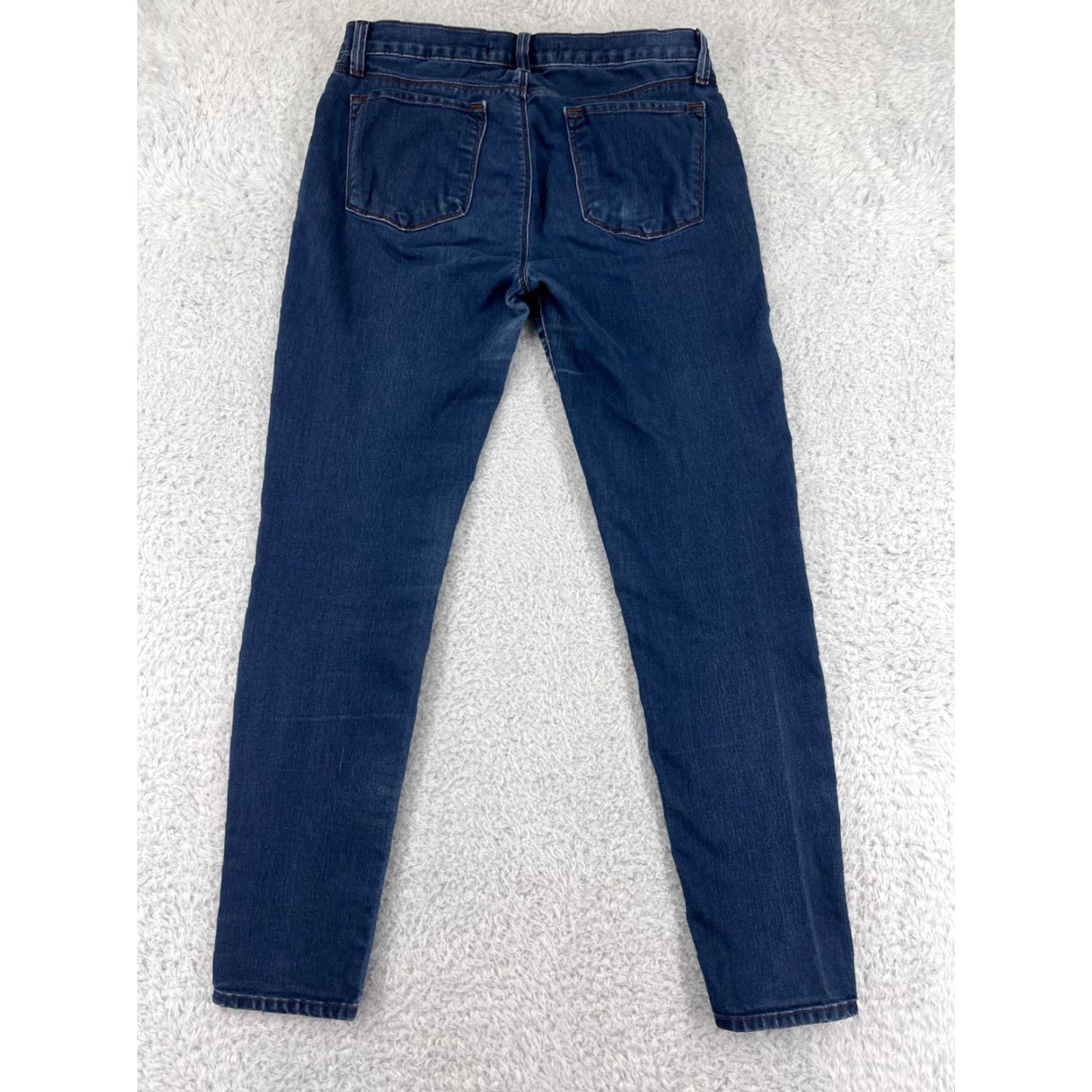 J Brand J Brand Jeans Women's Blue Indigo Dye Denim Dark Wash Skinny Straight Leg 29" Regular Fit 5-Pocket Menus? Size 29" - 2 Thumbnail