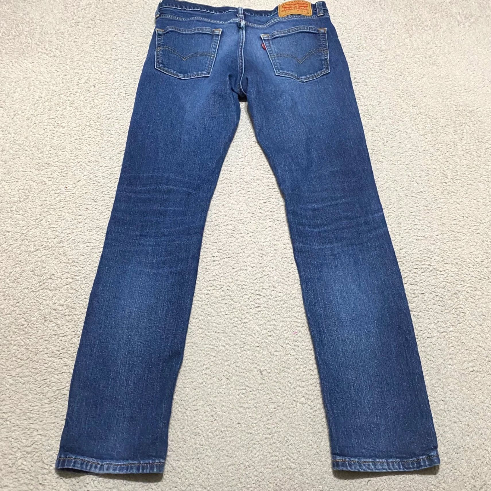Levi's Levi's 511 Mens Jeans 32x32 Blue Denim Straight Medium Wash Slim Fit Mid Rise - Regular Size - Jeans Size US 32 / EU 48 - 2 Thumbnail