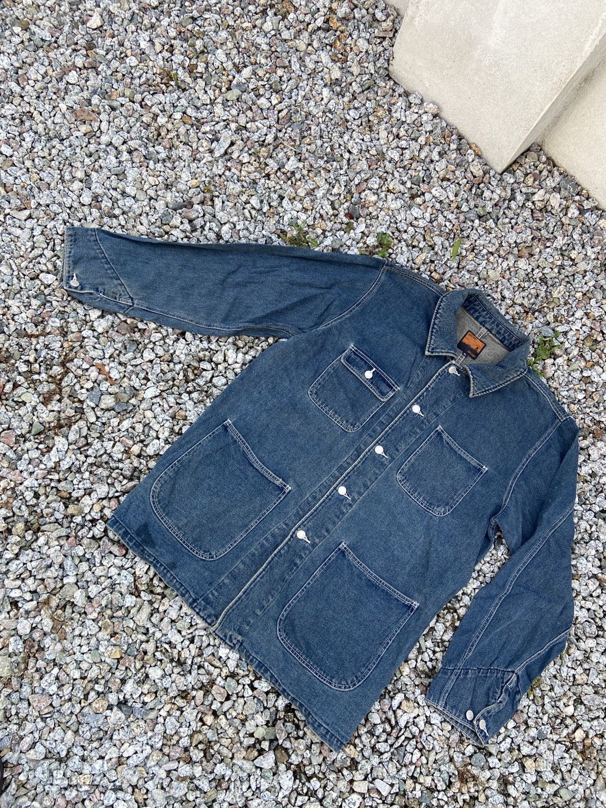 Jean UP START DENIM JEAN CHORE JACKET Size US L / EU 52-54 / 3 - 5 Thumbnail