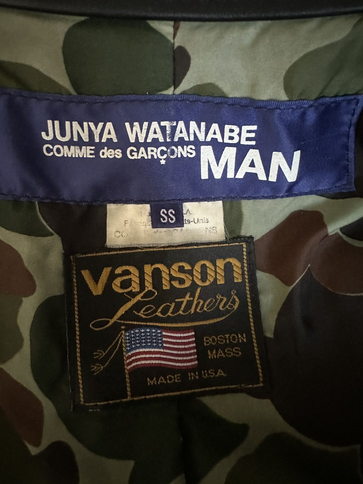 Junya Watanabe × Vanson Leathers Junya Watanabe x Vanson Leather Jacket Size US S / EU 44-46 / 1 - 6 Thumbnail