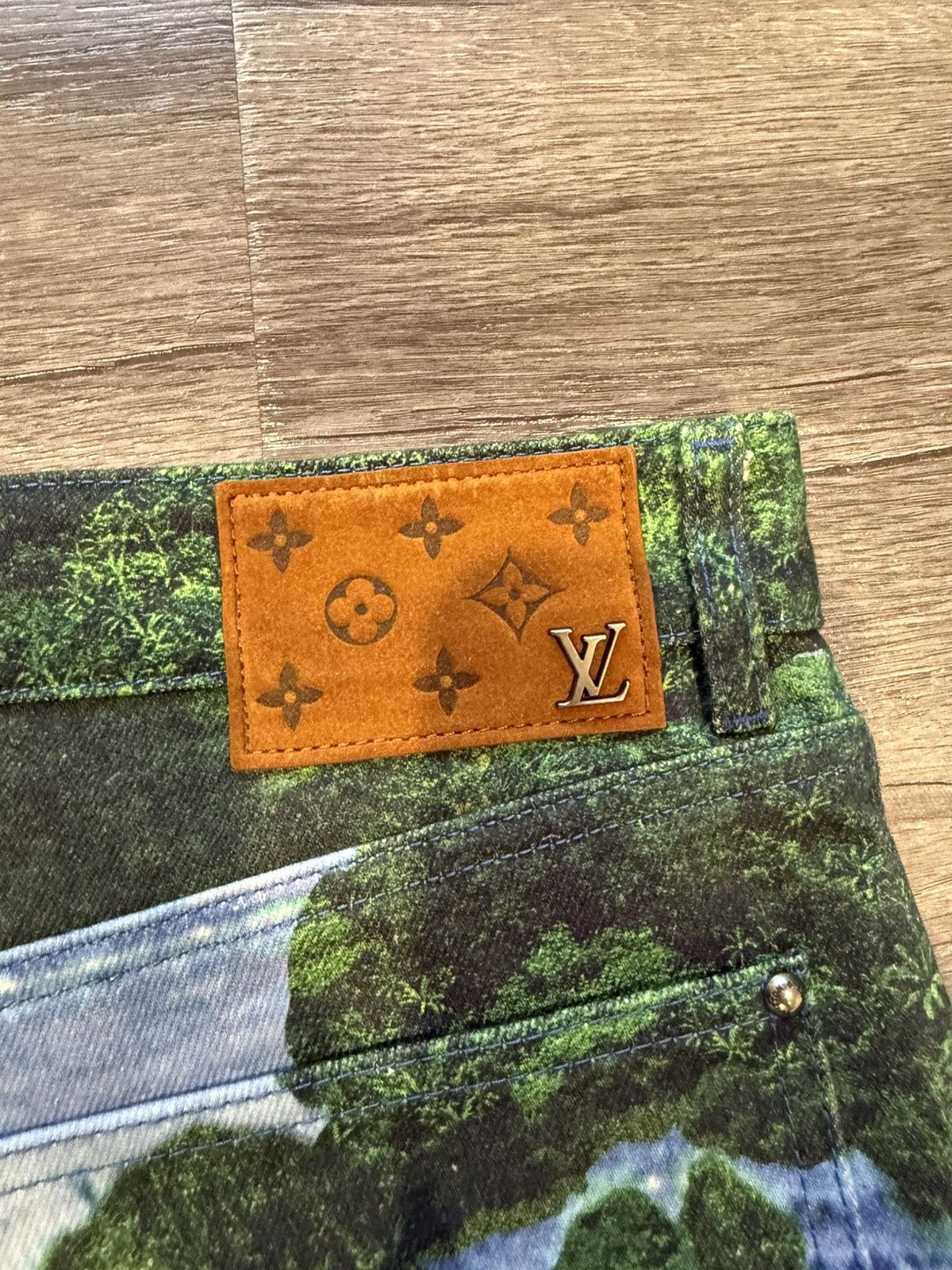Louis Vuitton Louis Vuitton Amen Break Waterfall Denim Pants Size US 34 / EU 50 - 4 Thumbnail