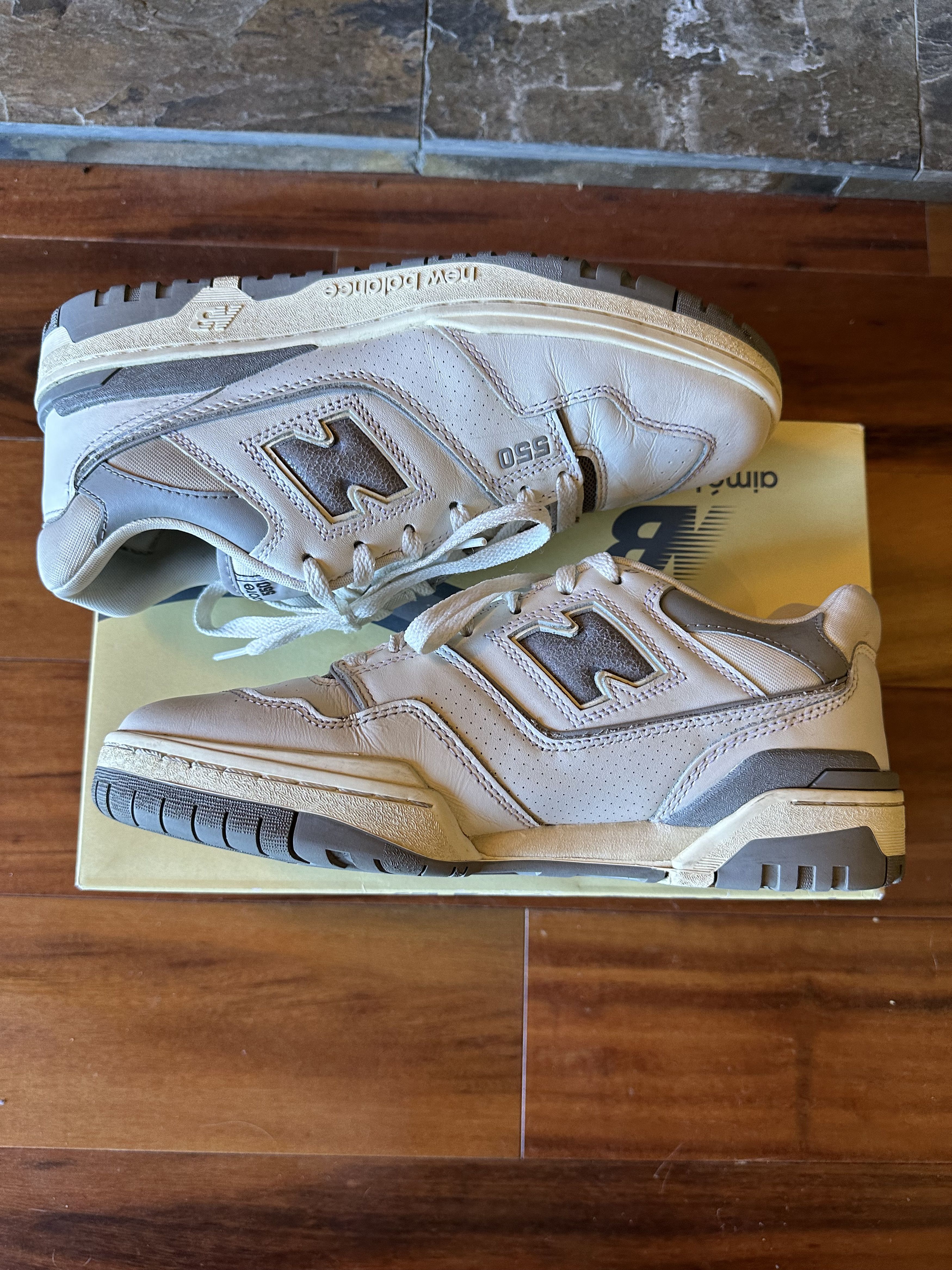 Aime Leon Dore × New Balance Silver Aime Leon Dore x New Balance 550 Size US 8.5 / EU 41-42 - 5 Thumbnail