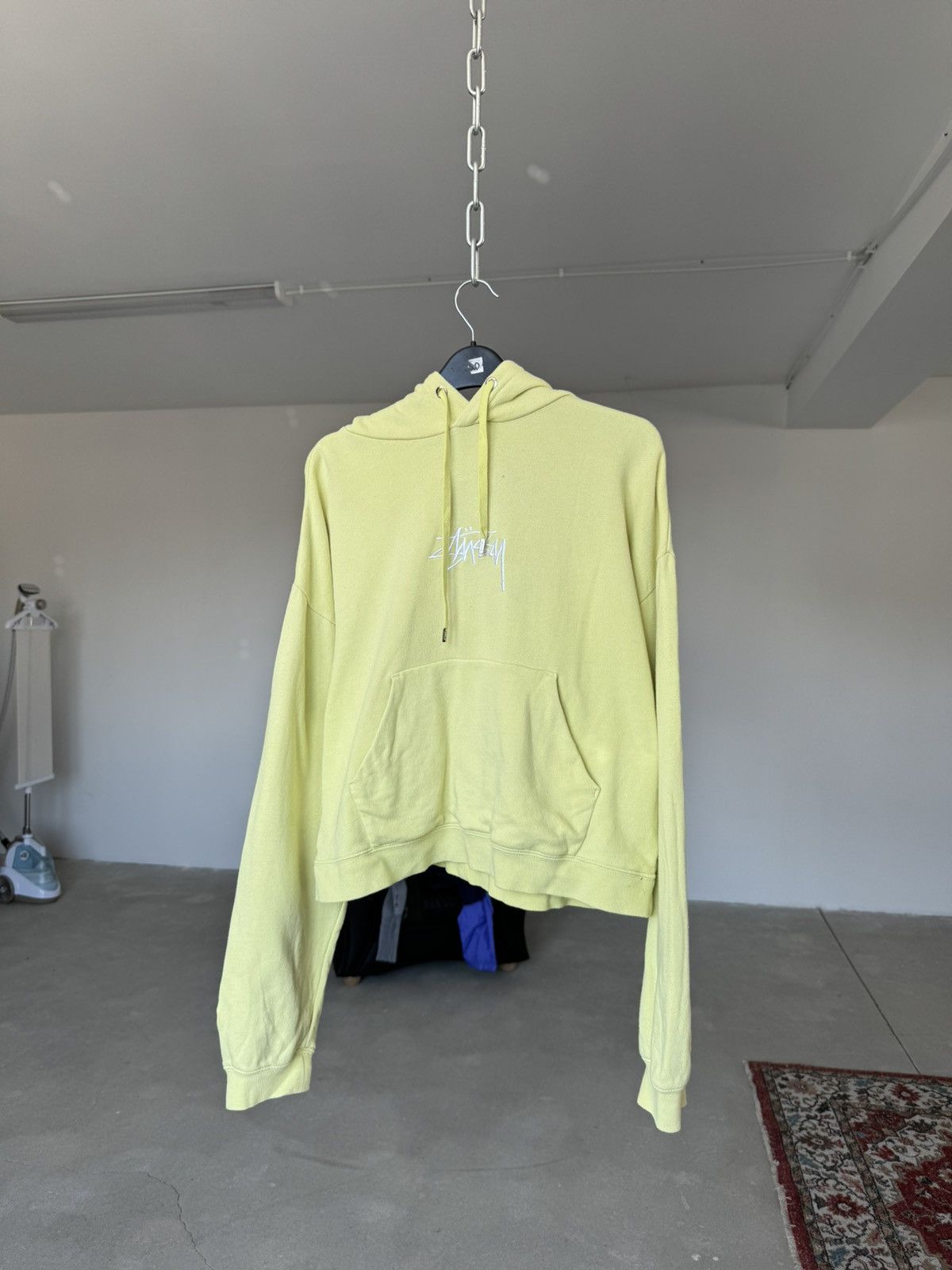 Stussy × Vintage Vintage Stussy Hoodie Yellow Size M / US 6-8 / IT 42-44 - 3 Thumbnail