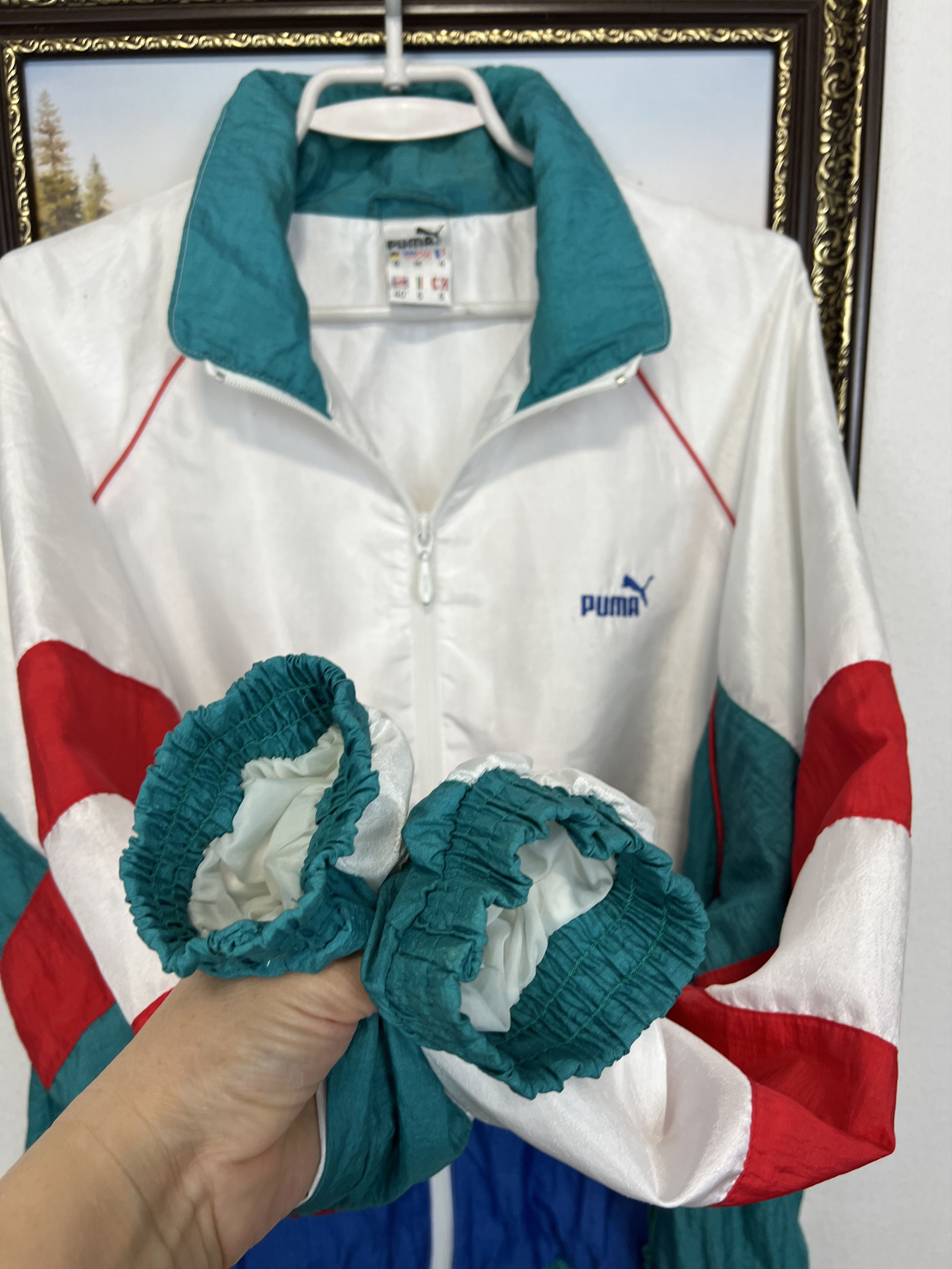 Puma Vintage 80's Sport Track Suit Jacket Pants Set Rare Hype Size US M / EU 48-50 / 2 - 4 Thumbnail