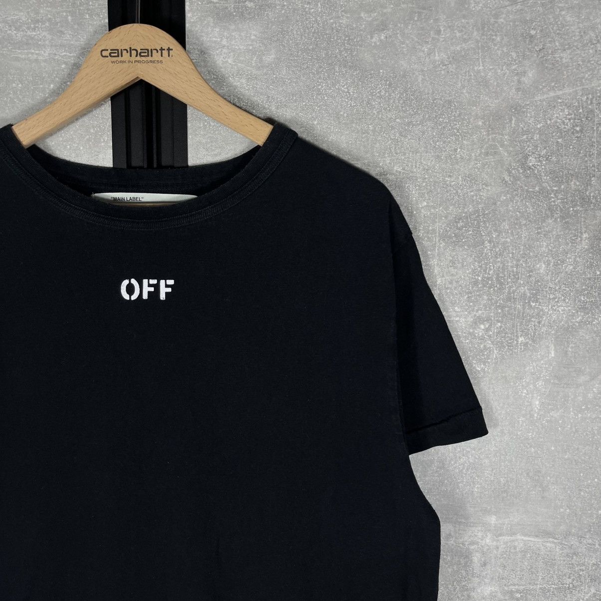Off-White OFF WHITE SPRAY DIAGONAL VINTAGE TEE TSHIRT VIRGIL ABLOH Size US L / EU 52-54 / 3 - 8 Thumbnail