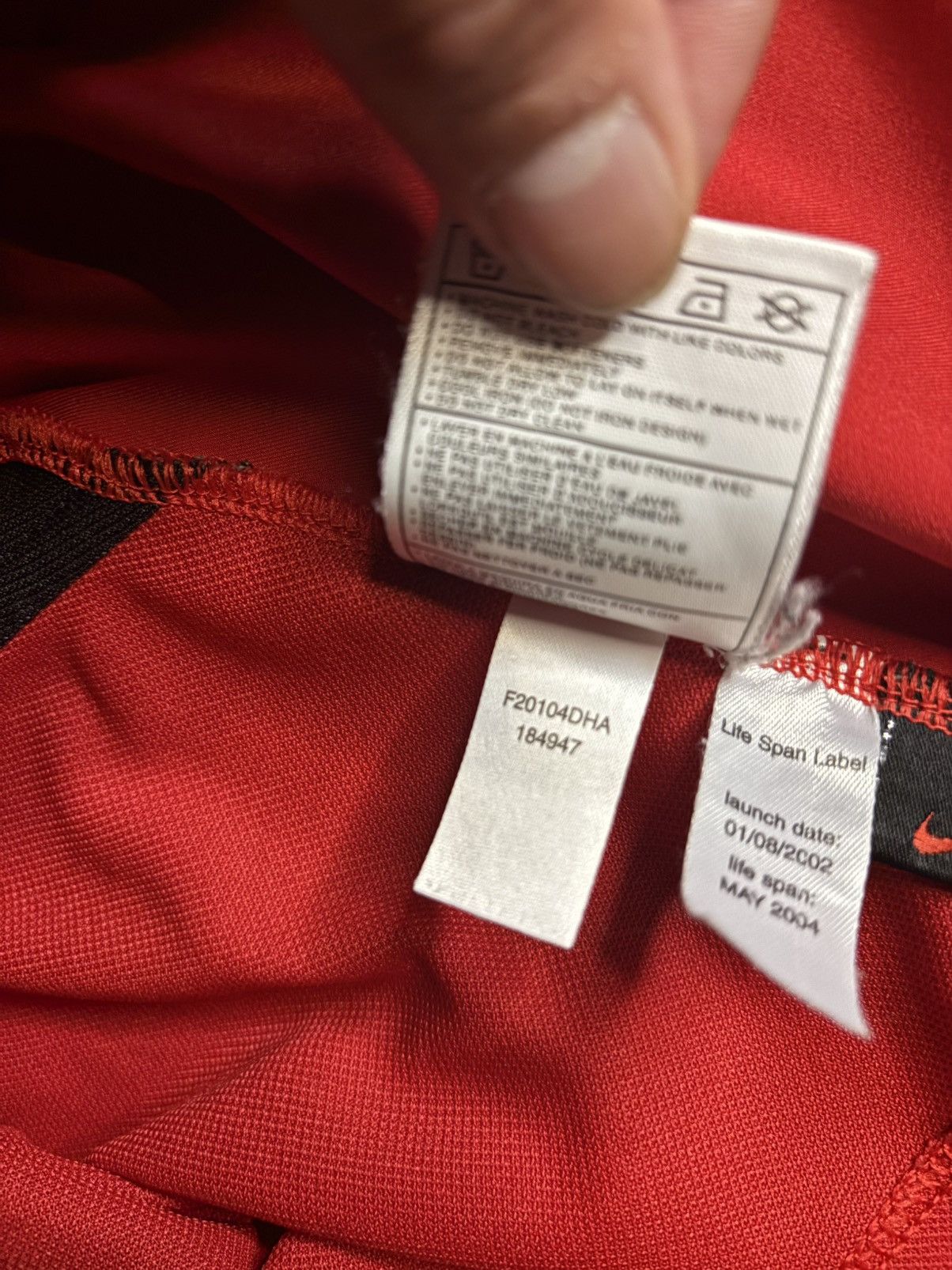 Nike Nike 2003/04 Manchester United kit Size US M / EU 48-50 / 2 - 4 Thumbnail