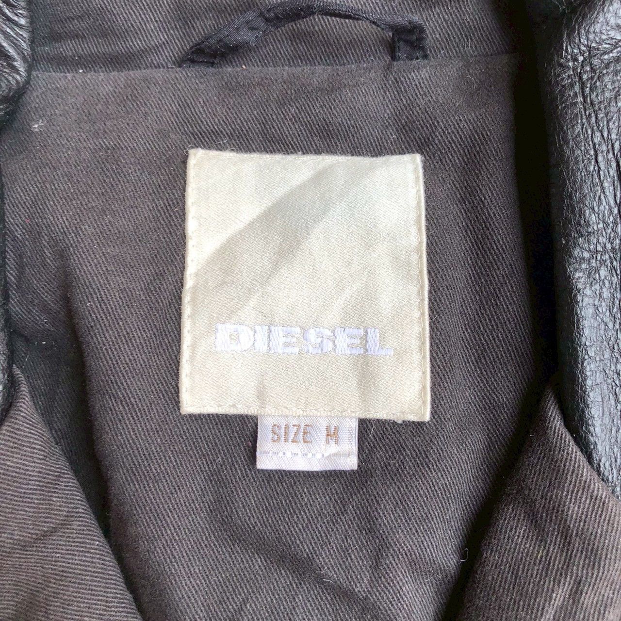 If Six Was Nine Vintage Y2K Diesel Quilted Military Coat w/ Leather Details Size US M / EU 48-50 / 2 - 9 Thumbnail