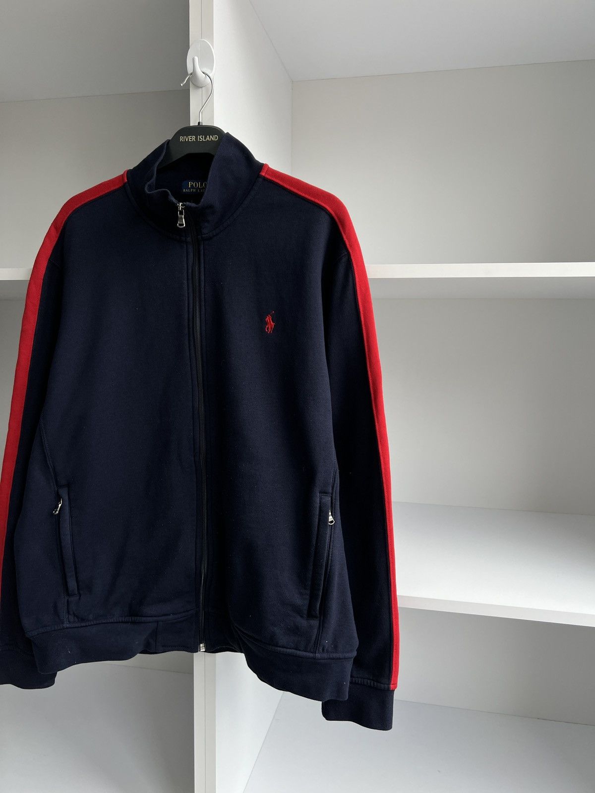 Polo Ralph Lauren × Vintage Vintage Polo Ralph Lauren Zip Sweatshirt Size US XL / EU 56 / 4 - 4 Thumbnail