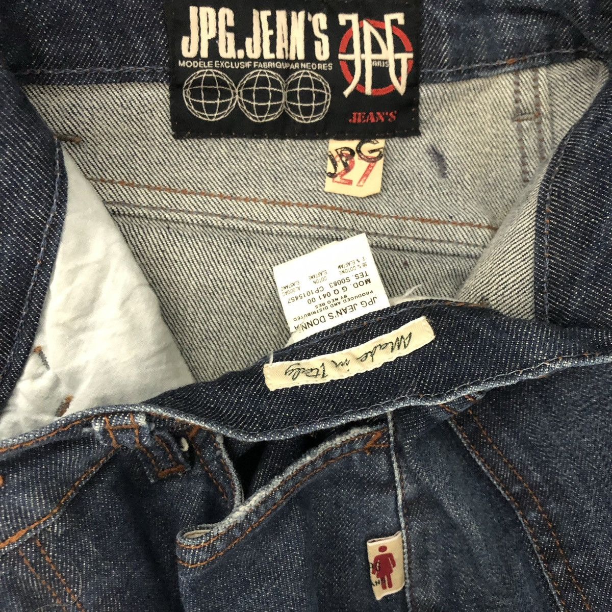 Jean Paul Gaultier Jean Straight Vintage 90’s Jean Paul Gaultier Jean’s Size 27" / US 4 / IT 40 - 5 Thumbnail
