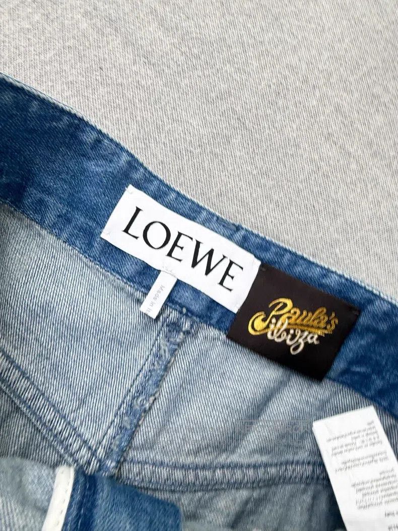 Loewe Loewe Blue Plaid Denim Jeans Size 24" / US 00 / IT 34 - 6 Thumbnail