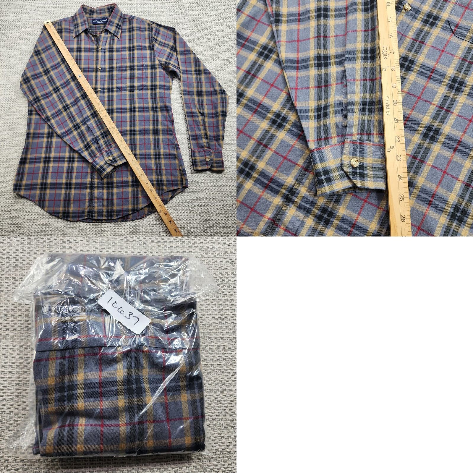 Vintage VINTAGE JC Penney Sportswear Doevella Shirt Mens Medium Blue Plaid Button Up 70s Size US M / EU 48-50 / 2 - 9 Thumbnail