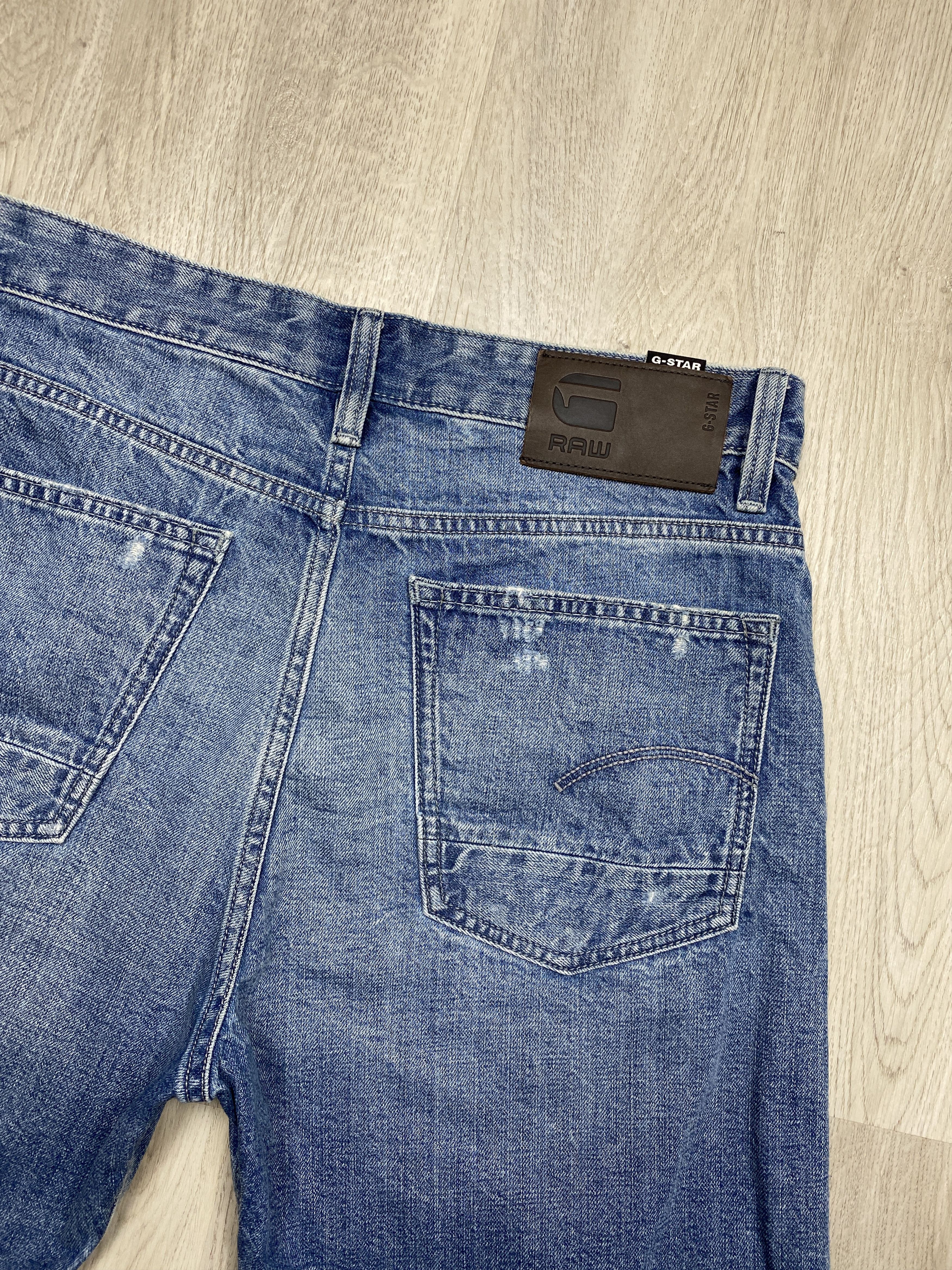 G-Star G Star Raw Vintage Mens Triple A Denim Shorts Jeans Size US 32 / EU 48 - 8 Thumbnail