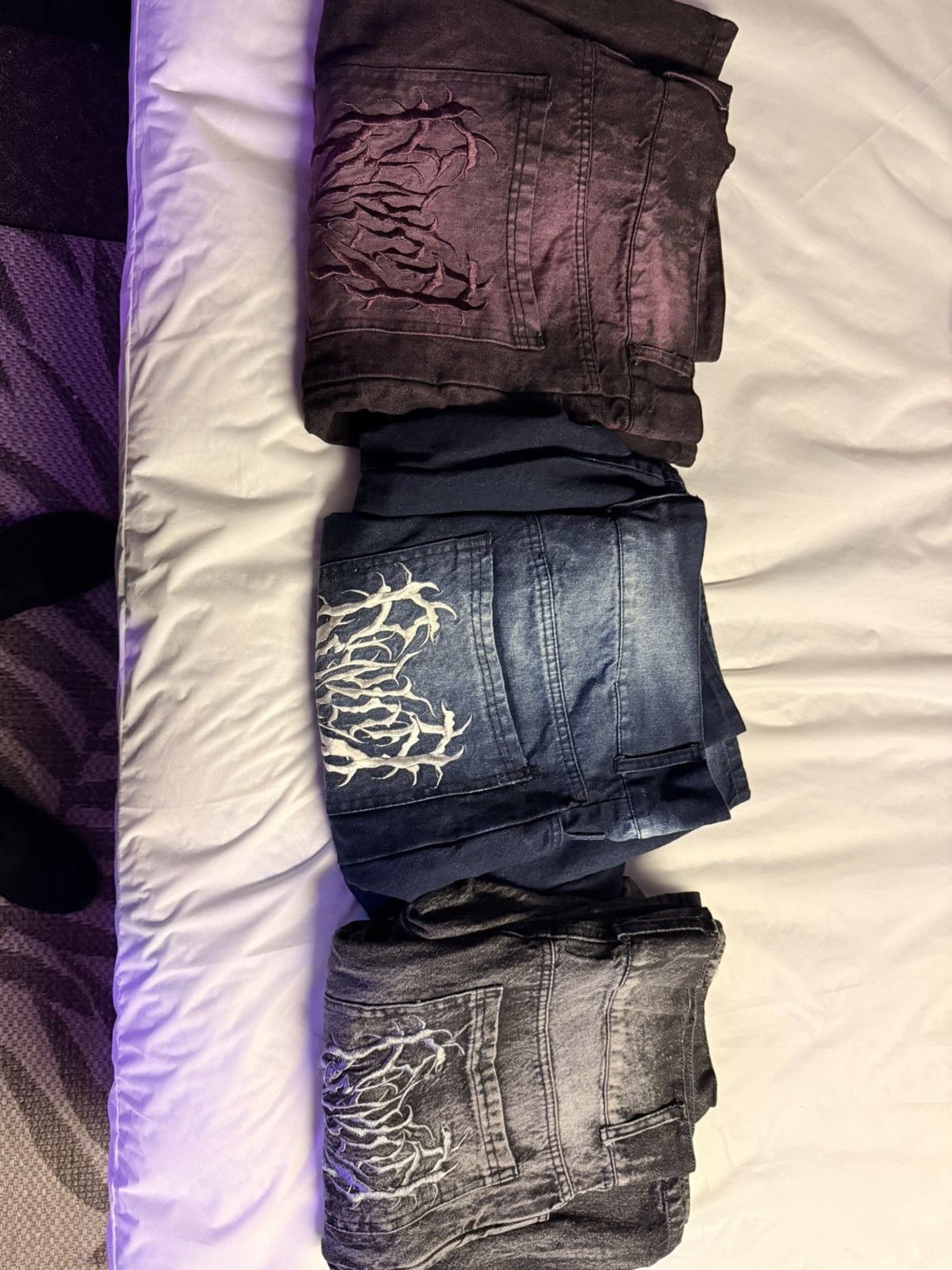 Japanese Brand FOUR (2 LEFT) SOLD OUT PHANTOM TROUPE PHOLOHH JEANS BUNDLE Size US 32 / EU 48 - 24 Thumbnail