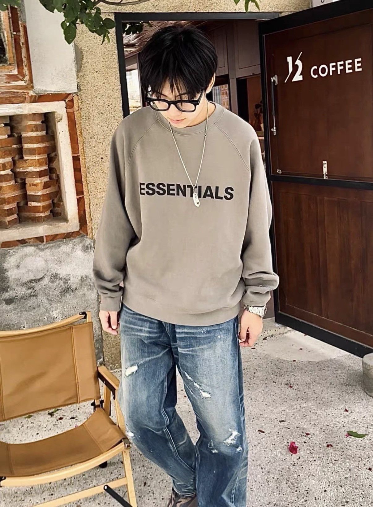 Essentials Essentials FOG Fleece Crew Neck Sweatshirt J42 Size US M / EU 48-50 / 2 - 6 Thumbnail