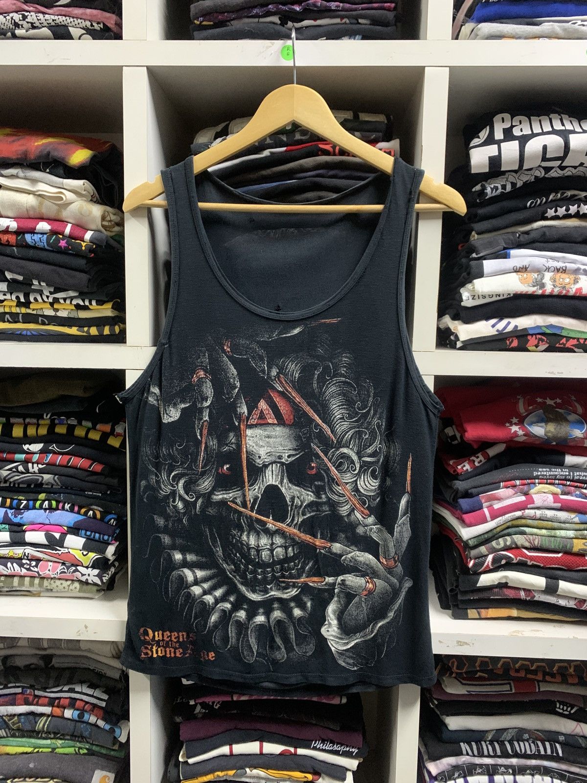 Band Tees × Vintage Vintage Queens Of The Stones Rock Band Singlet Size US S / EU 44-46 / 1 - 1 Thumbnail