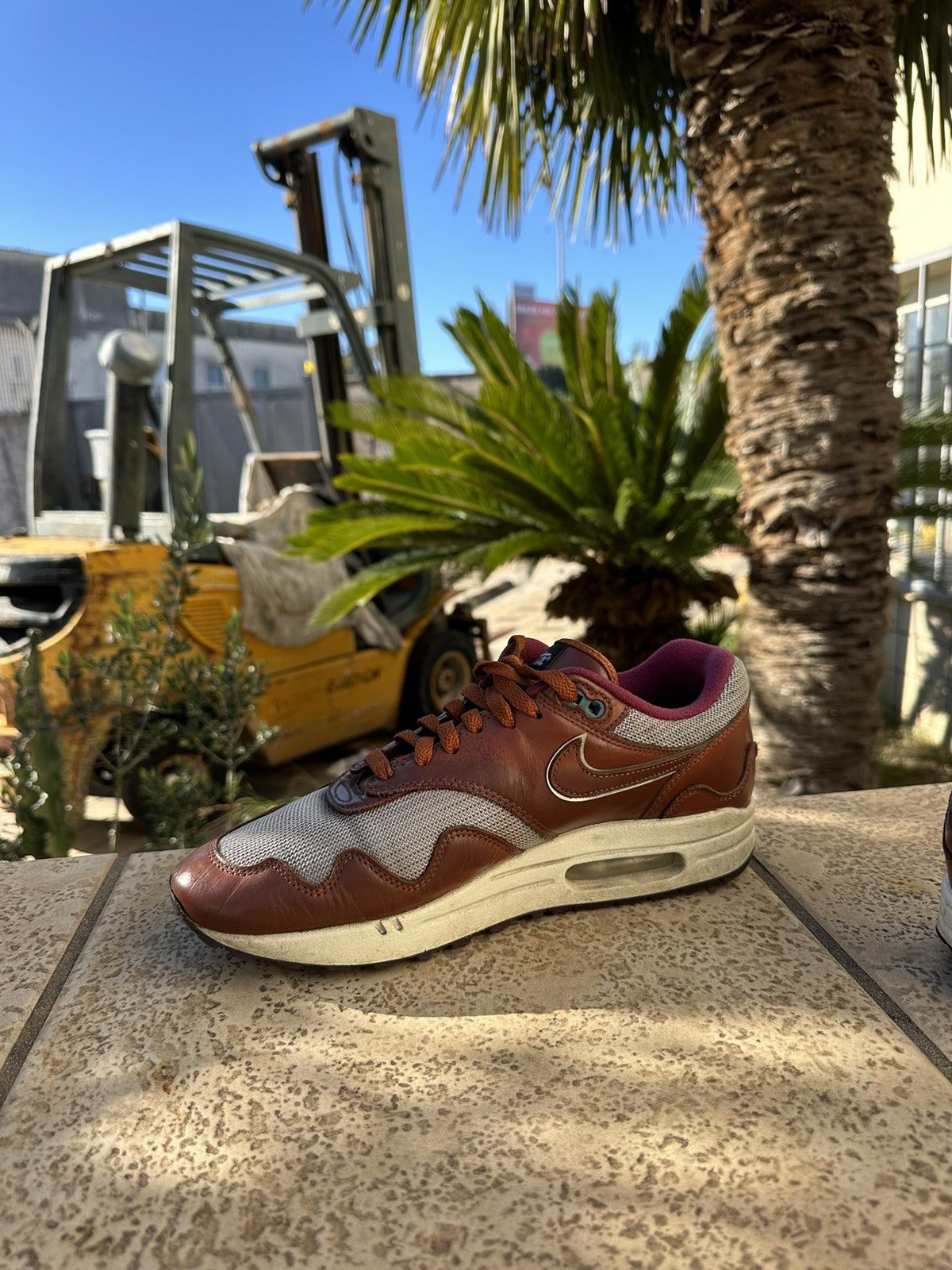 Nike × Patta Nike x Patta Air Max 1 Shoes Sneakers Brown Leather Size US 10 / EU 43 - 6 Thumbnail