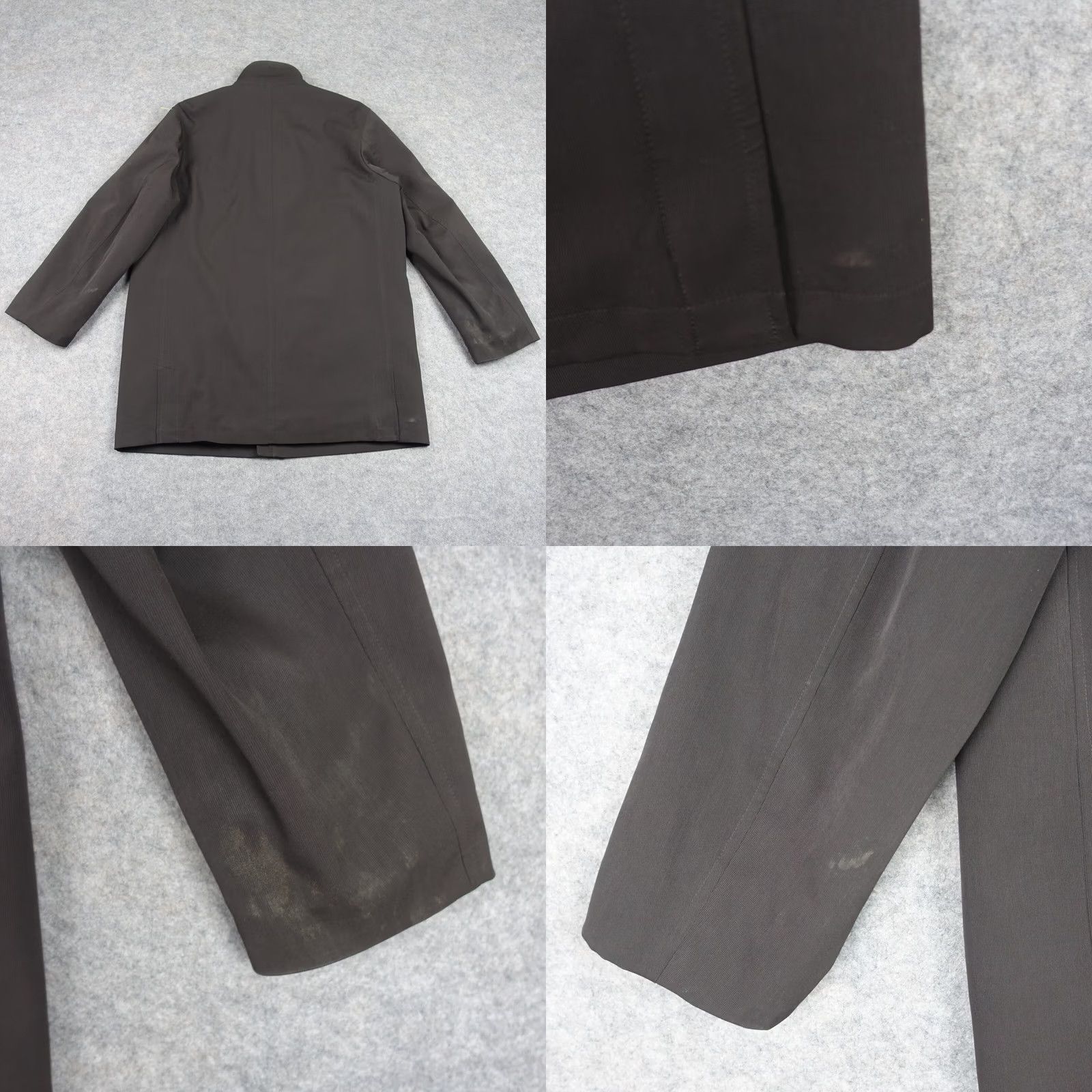 Vintage Sanyo Jacket Mens M Brown Trench Overcoat Polyester Canvas Lined Pockets Casual Fall Winter Regular Long Vintage No Size US M / EU 48-50 / 2 - 8 Thumbnail