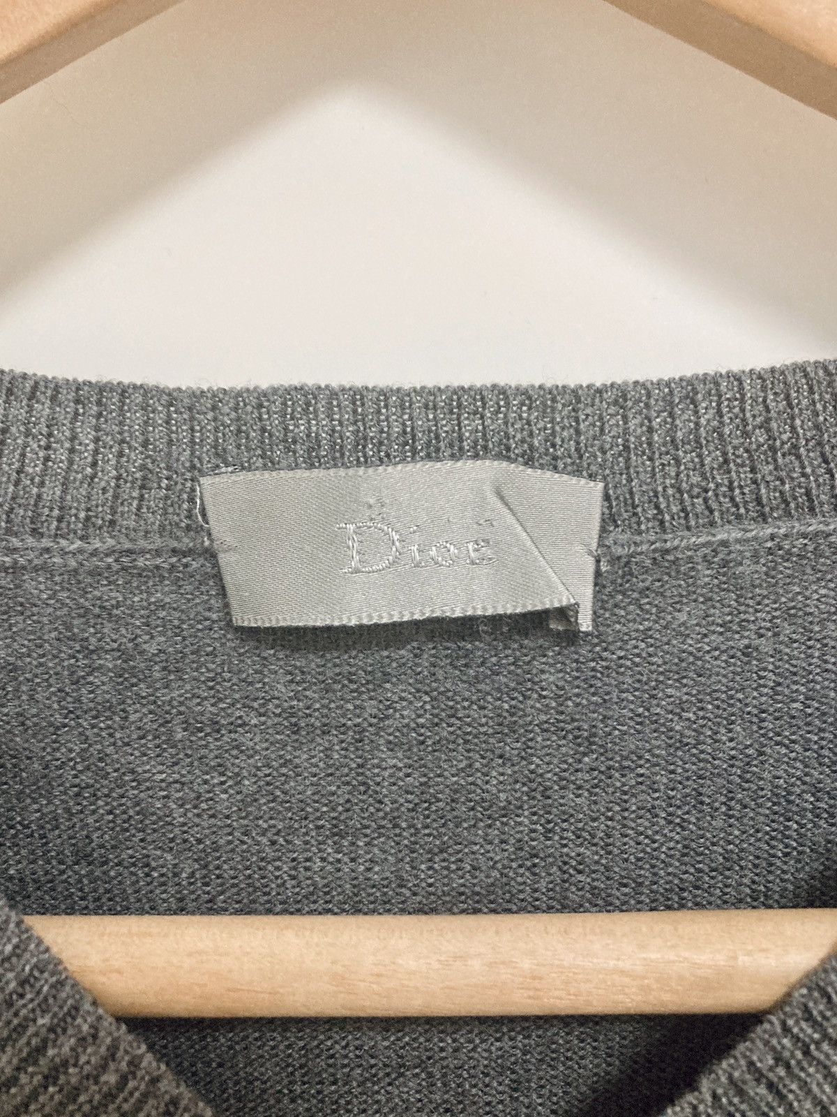 Dior DIOR HOMME BY HEDI SLIMANE 07AW/FW V-NECK SWEATER Size US S / EU 44-46 / 1 - 5 Thumbnail