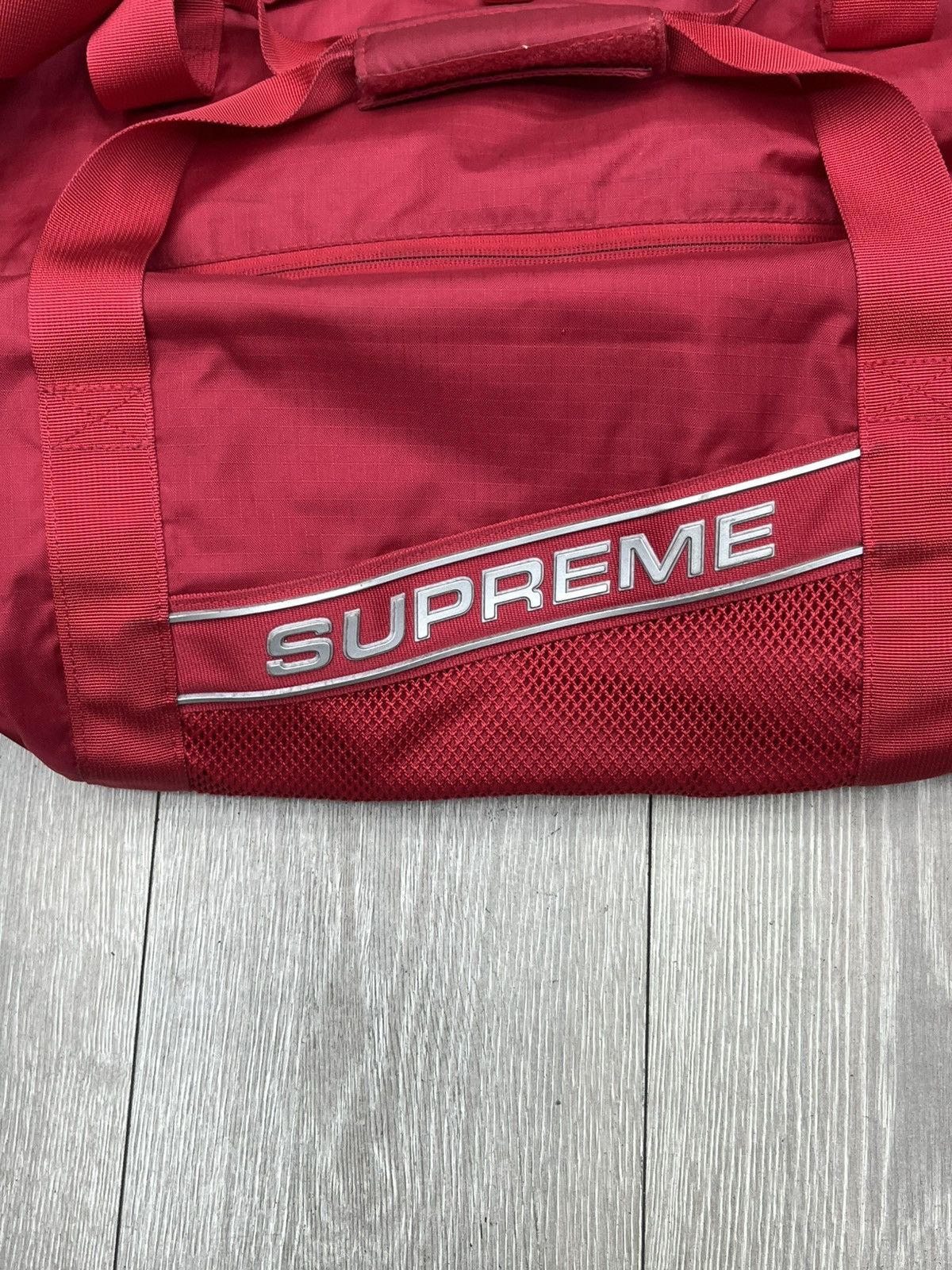 Supreme Red Supreme 3D Logo Duffle Bag Size ONE SIZE - 2 Thumbnail