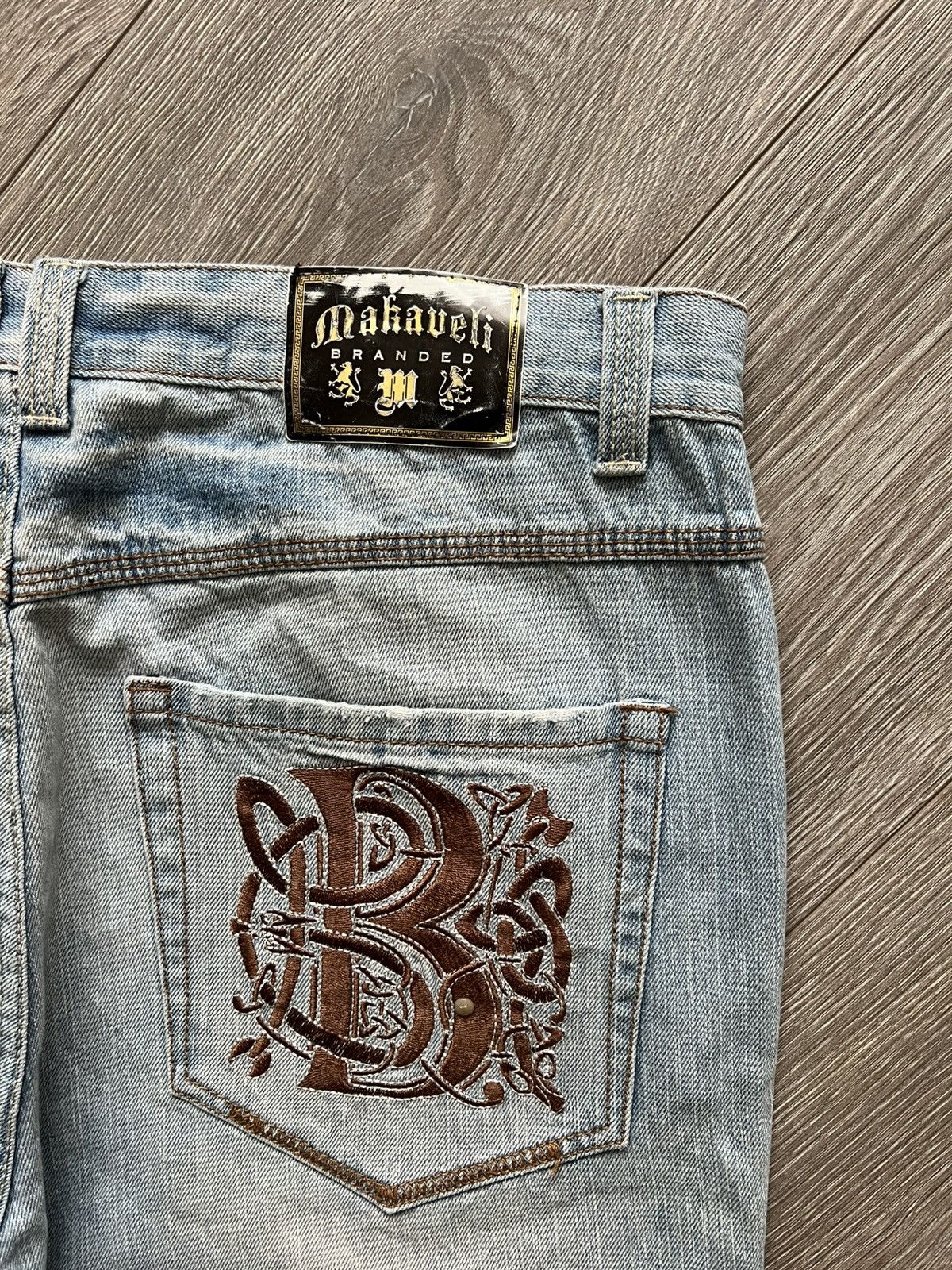 Makaveli Vintage 2PAC Makaveli Baggy Jeans Pants Size US 38 / EU 54 - 10 Thumbnail